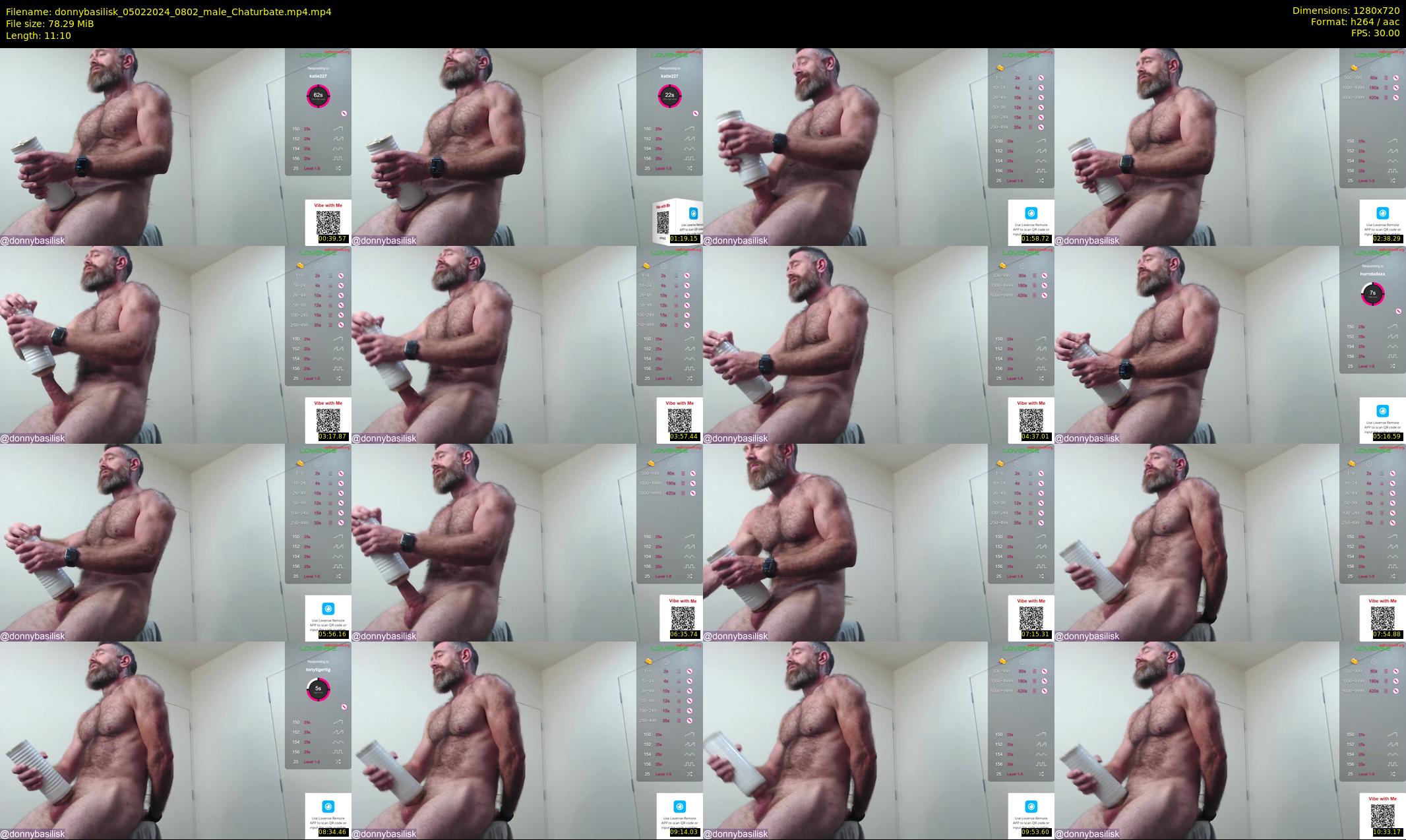 donnybasilisk — 12 minute Chaturbate male cam show recording, 720p, Feb 5, 2024