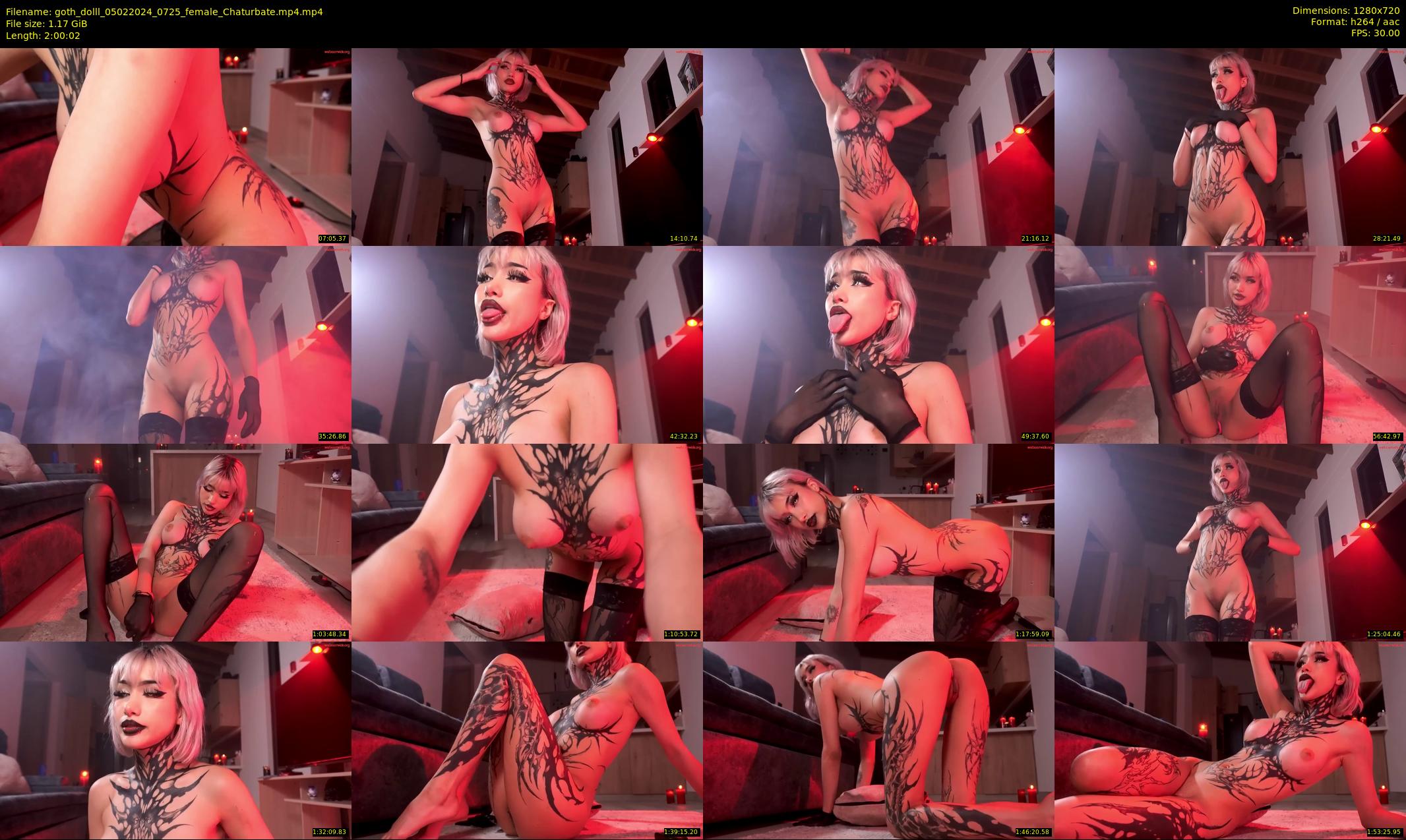 goth_dolll — 121 minute Chaturbate female cam show recording, 720p, Feb 5, 2024
