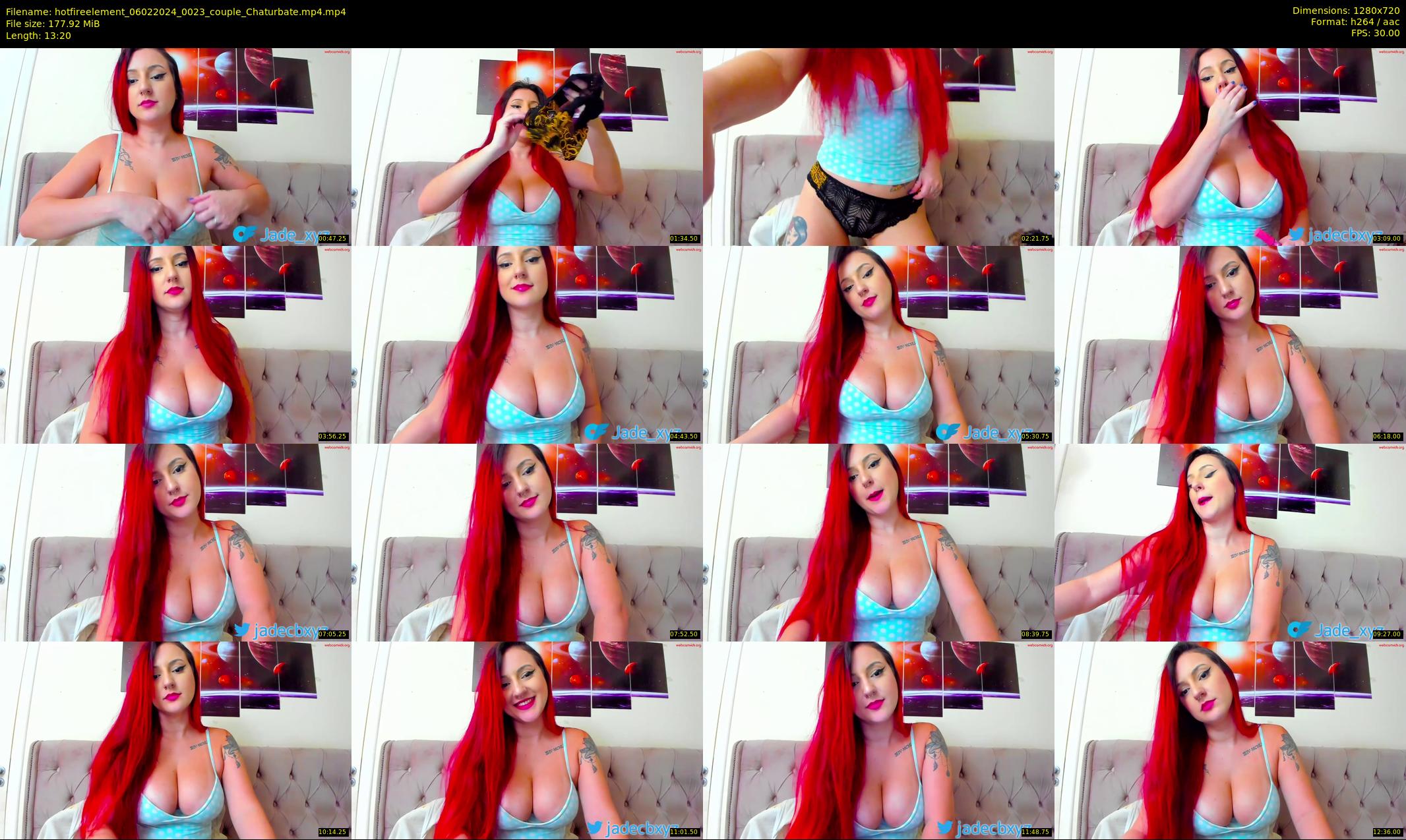 hotfireelement — 14 minute Chaturbate couple cam show recording, 720p, Feb 6, 2024