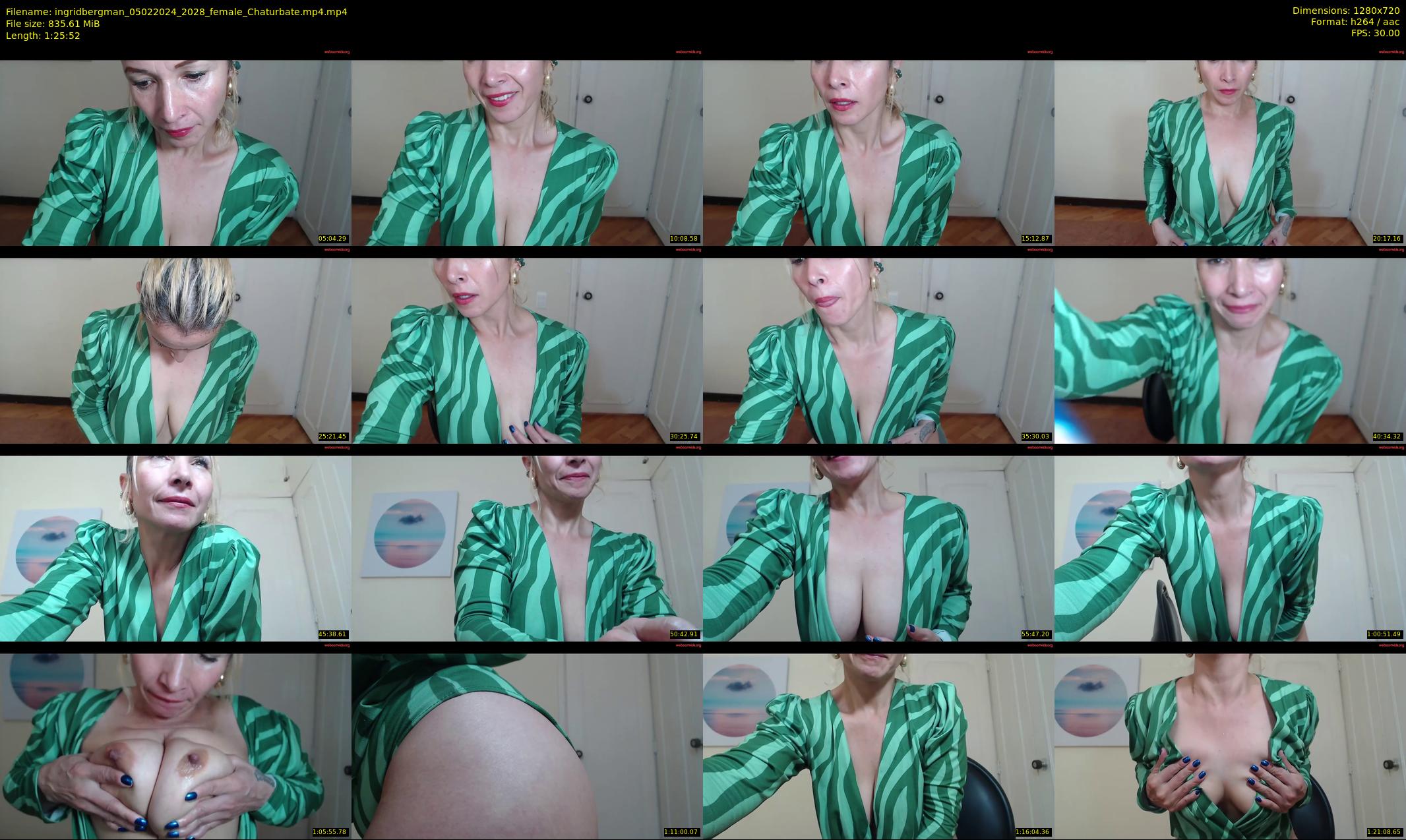 ingridbergman — 86 minute Chaturbate female cam show recording, 720p, Feb 5, 2024