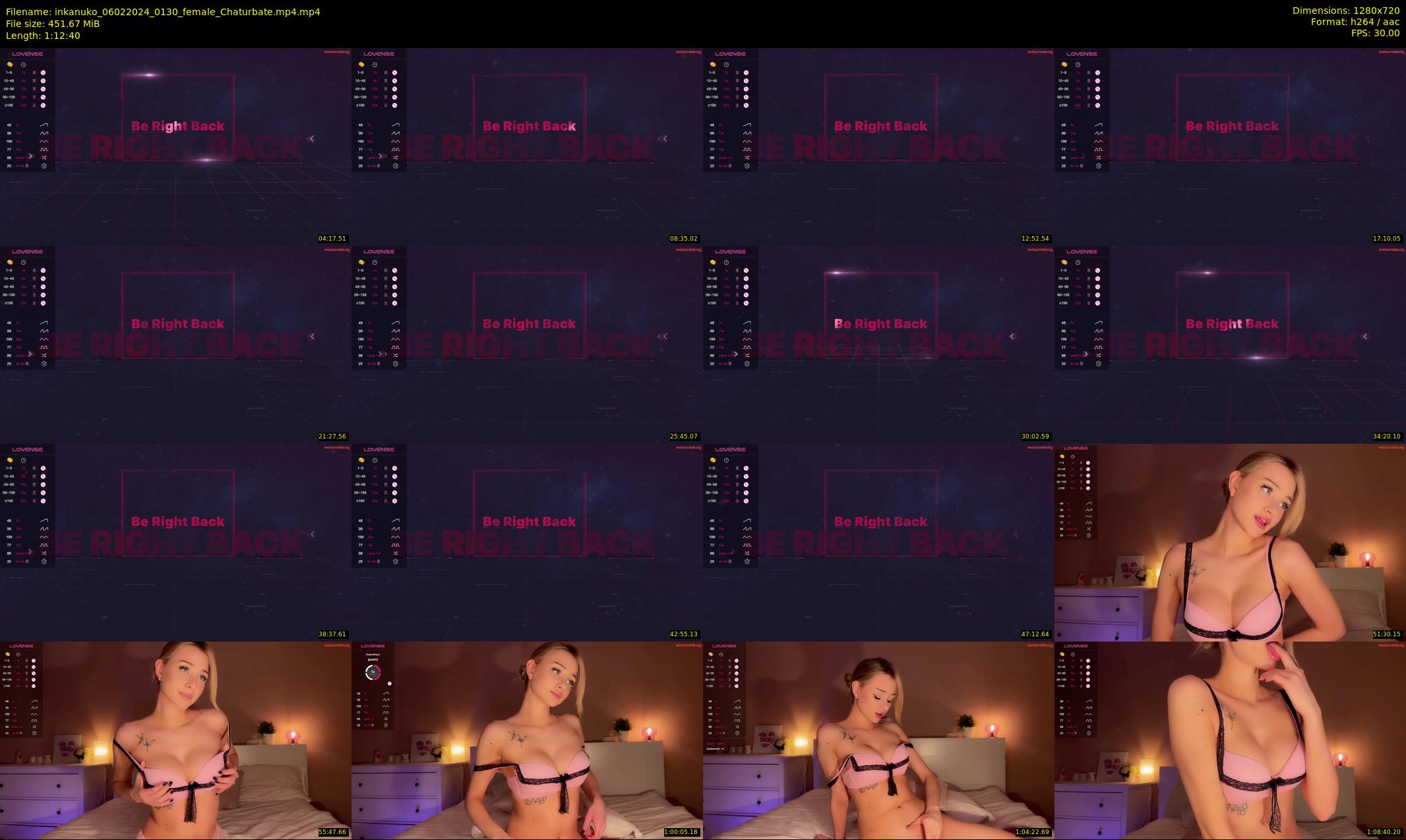 inkanuko — 73 minute Chaturbate couple cam show recording, 720p, Feb 6, 2024