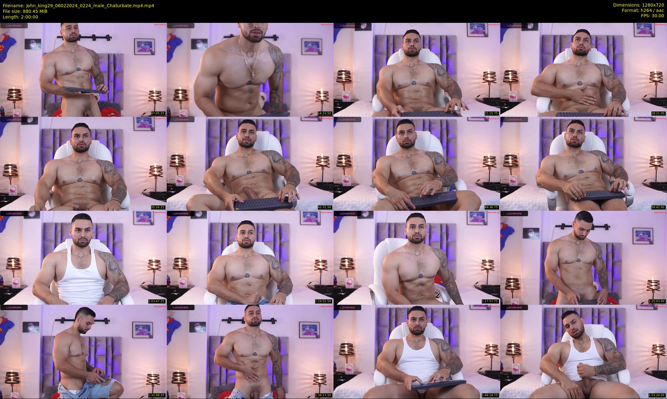 john_king29 — 120 minute Chaturbate male cam show recording, 720p, Feb 6, 2024