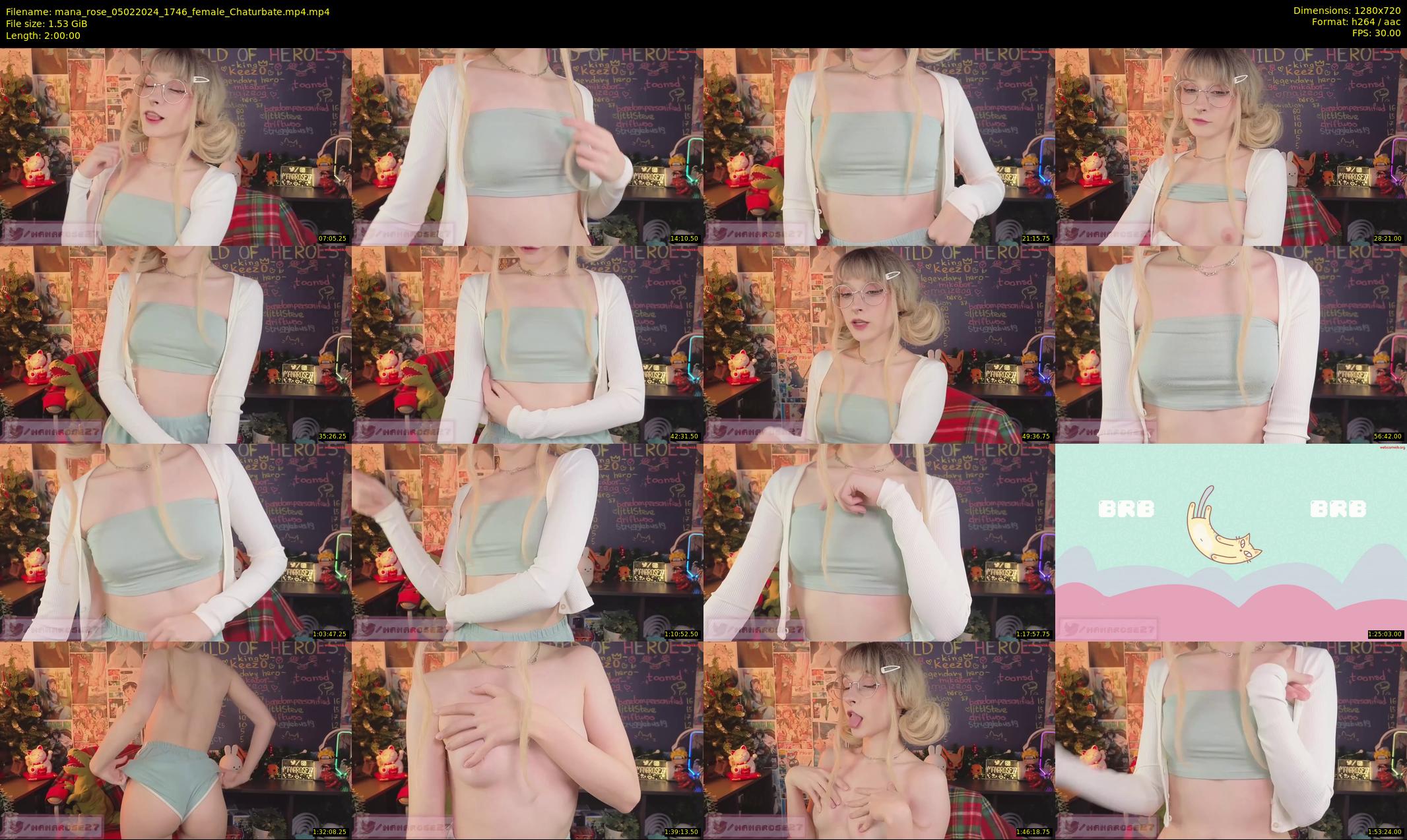 mana_rose — 120 minute Chaturbate female cam show recording, 720p, Feb 5, 2024