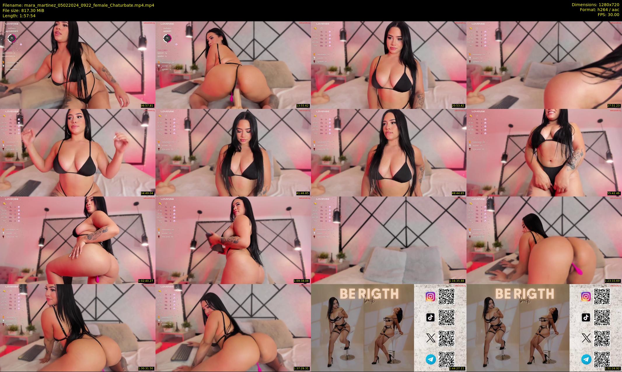 mara_martinez — 118 minute Chaturbate female cam show recording, 720p, Feb 5, 2024
