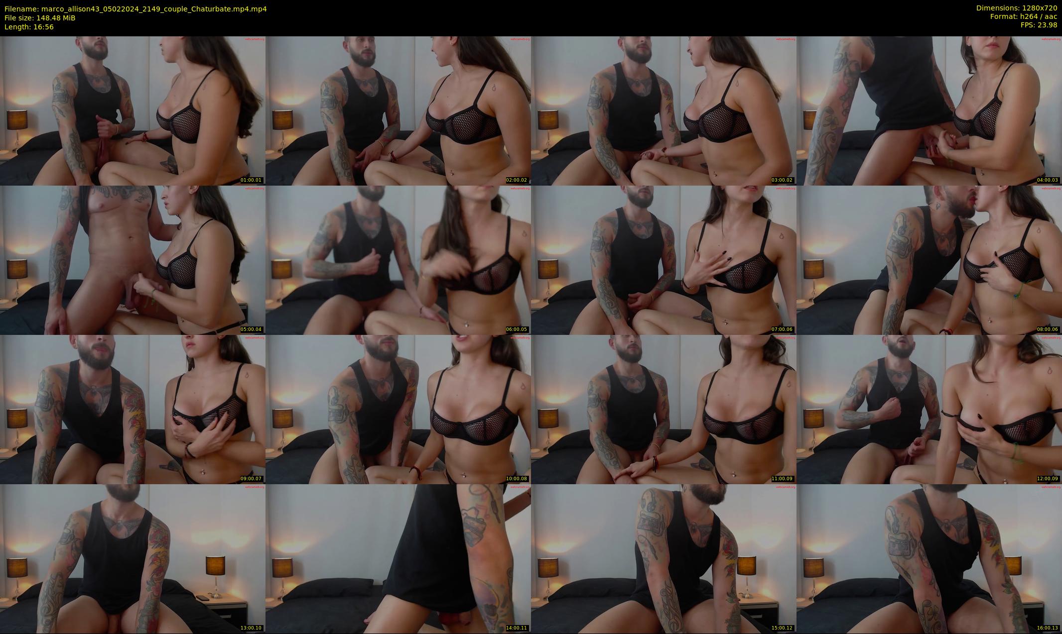 marco_allison43 — 17 minute Chaturbate couple cam show recording, 720p, Feb 5, 2024