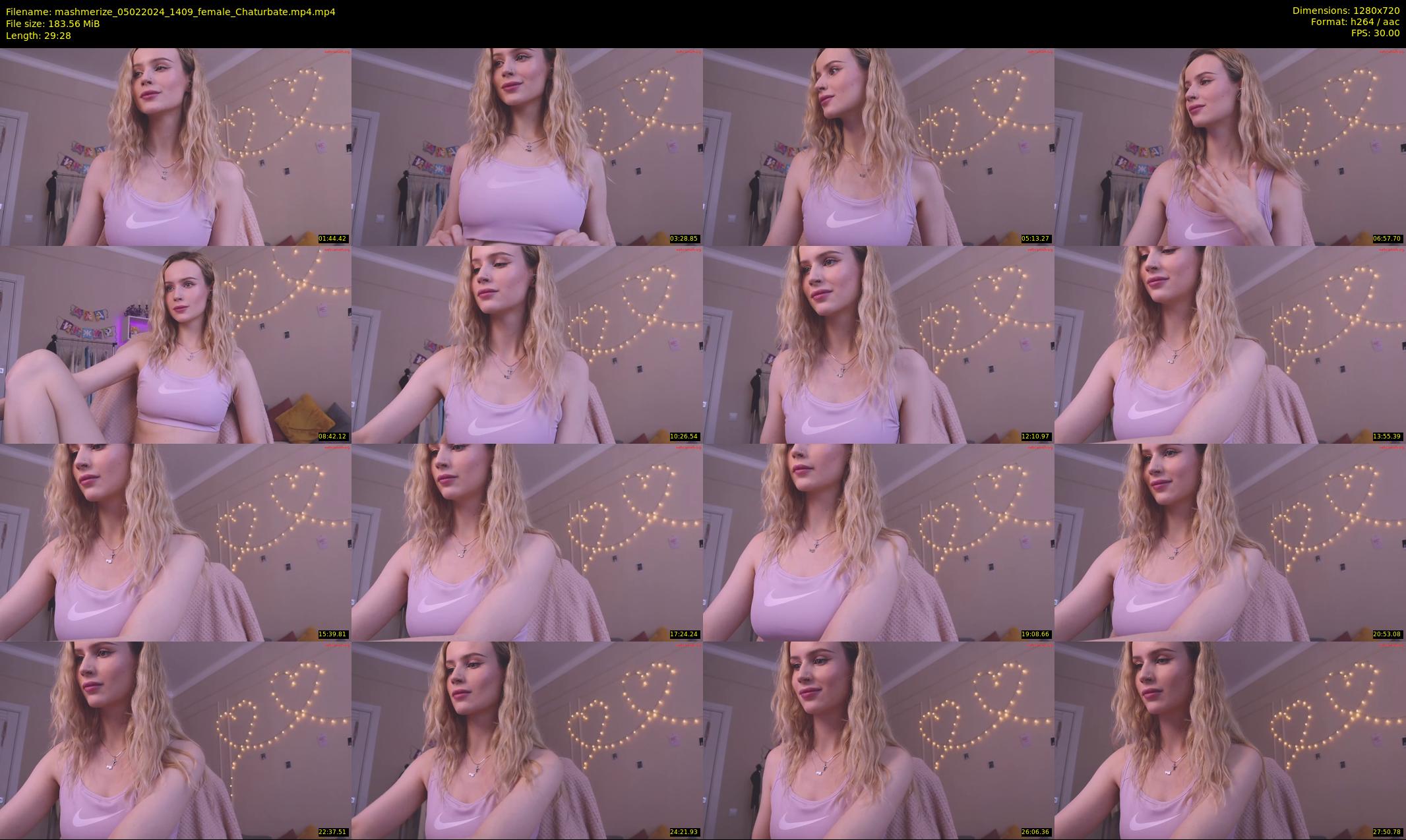 mashmerize — 30 minute Chaturbate female cam show recording, 720p, Feb 5, 2024