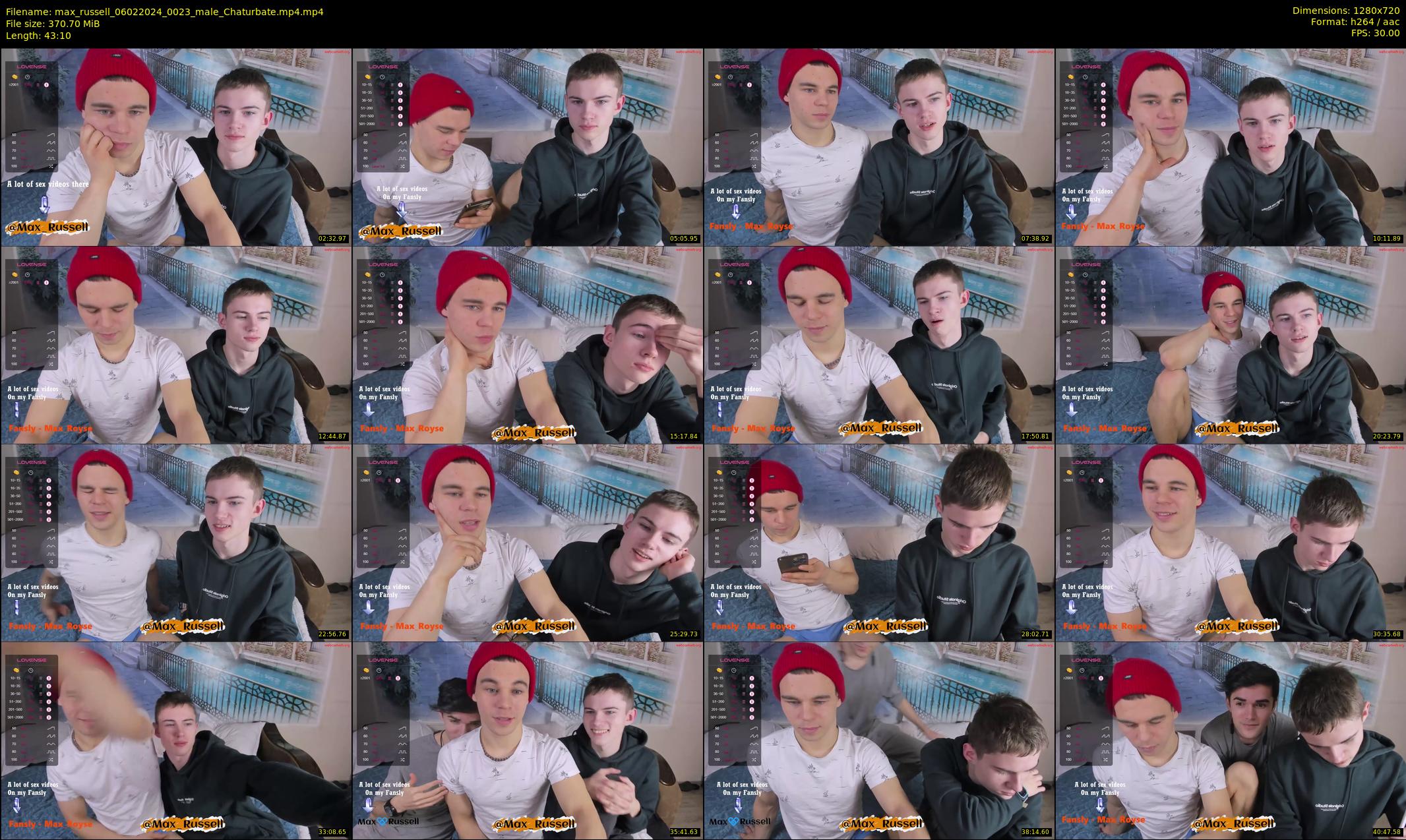 max_russell — 44 minute Chaturbate male cam show recording, 720p, Feb 6, 2024