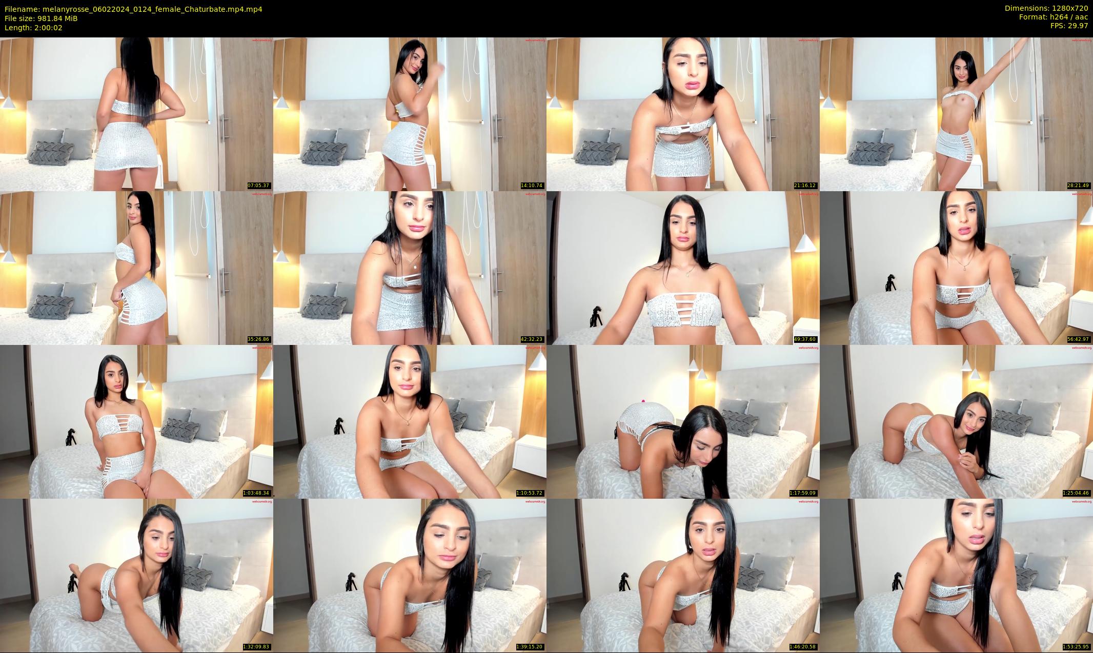 melanyrosse — 121 minute Chaturbate female cam show recording, 720p, Feb 6, 2024