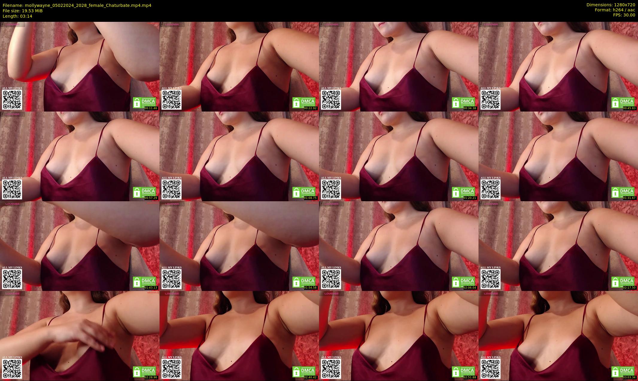 mollywayne — 4 minute Chaturbate female cam show recording, 720p, Feb 5, 2024