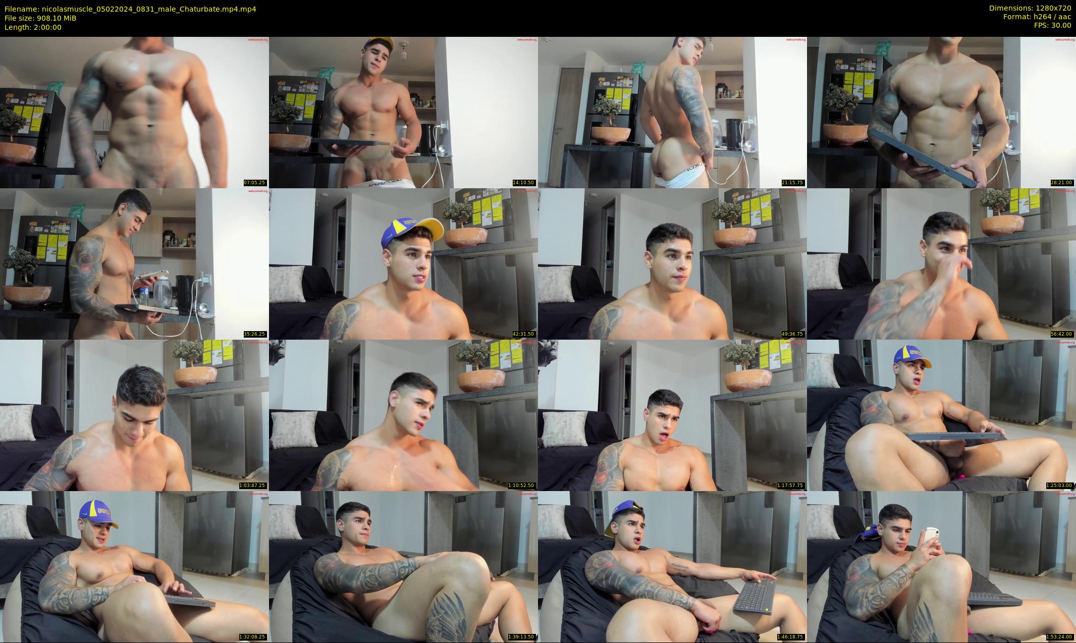 nicolasmuscle — 120 minute Chaturbate male cam show recording, 720p, Feb 5, 2024