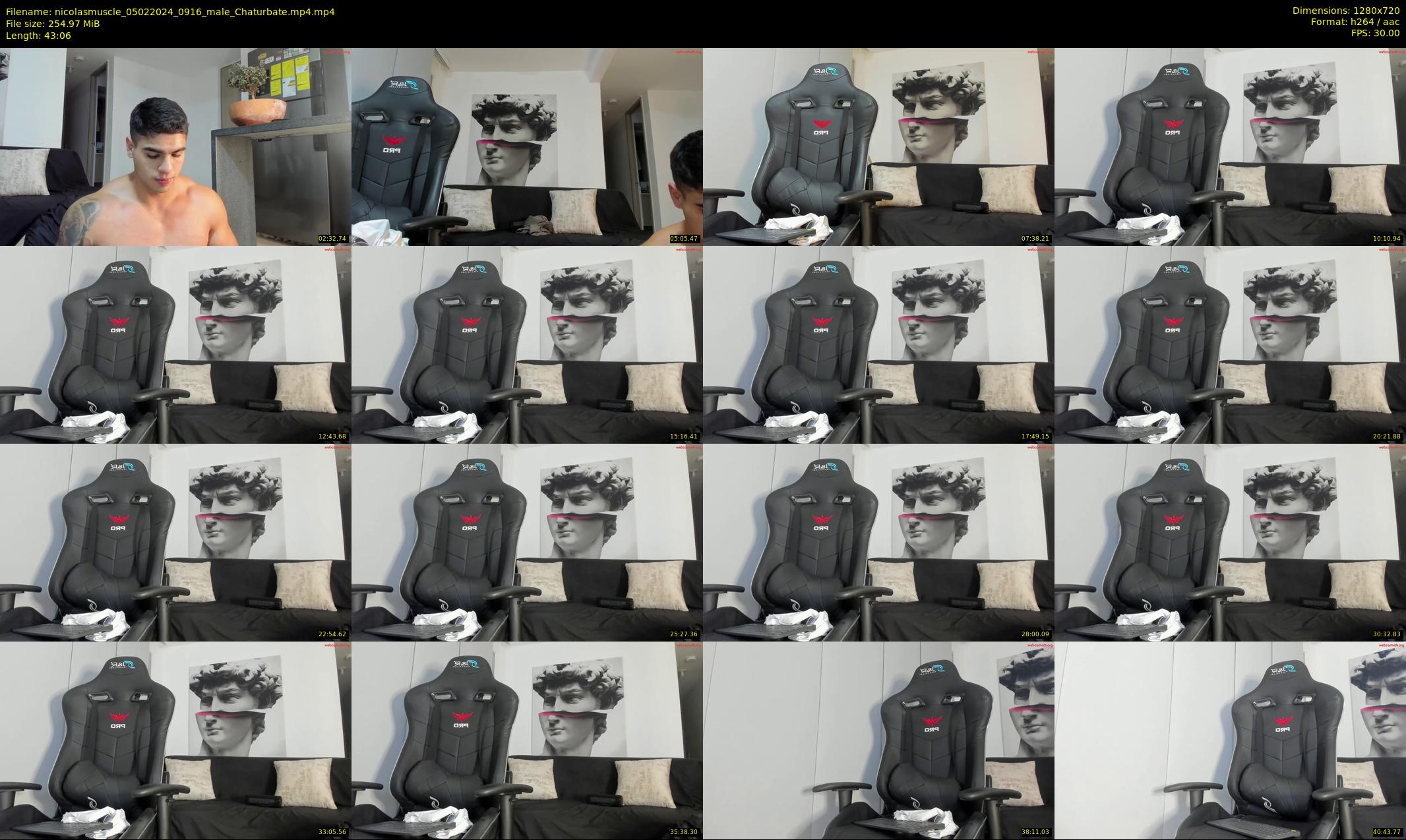 nicolasmuscle — 44 minute Chaturbate male cam show recording, 720p, Feb 5, 2024