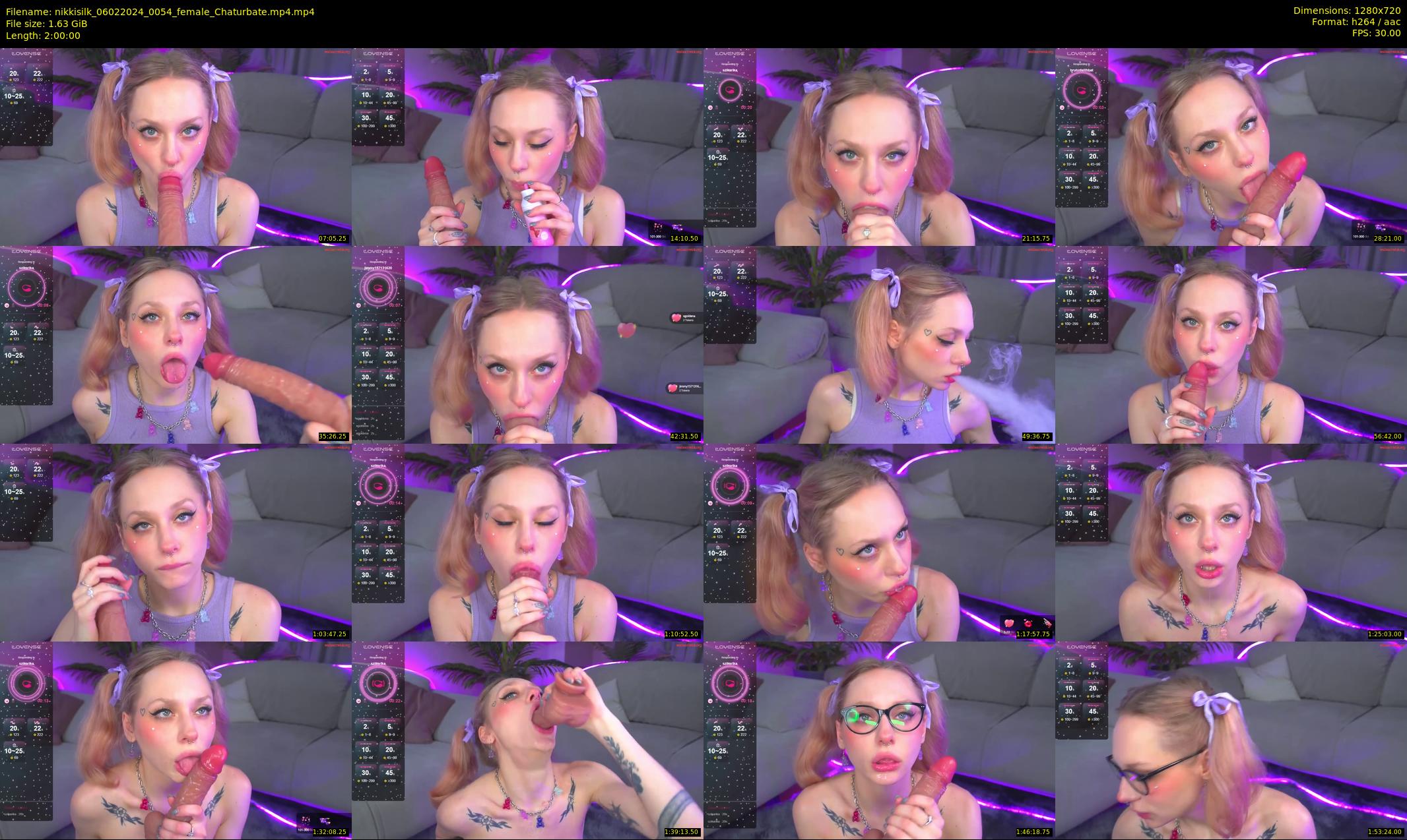 nikkisilk — 120 minute Chaturbate female cam show recording, 720p, Feb 6, 2024