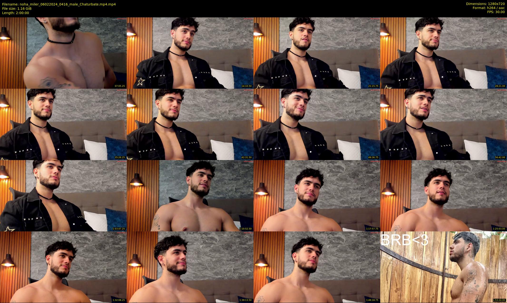 noha_miler — 120 minute Chaturbate male cam show recording, 720p, Feb 6, 2024