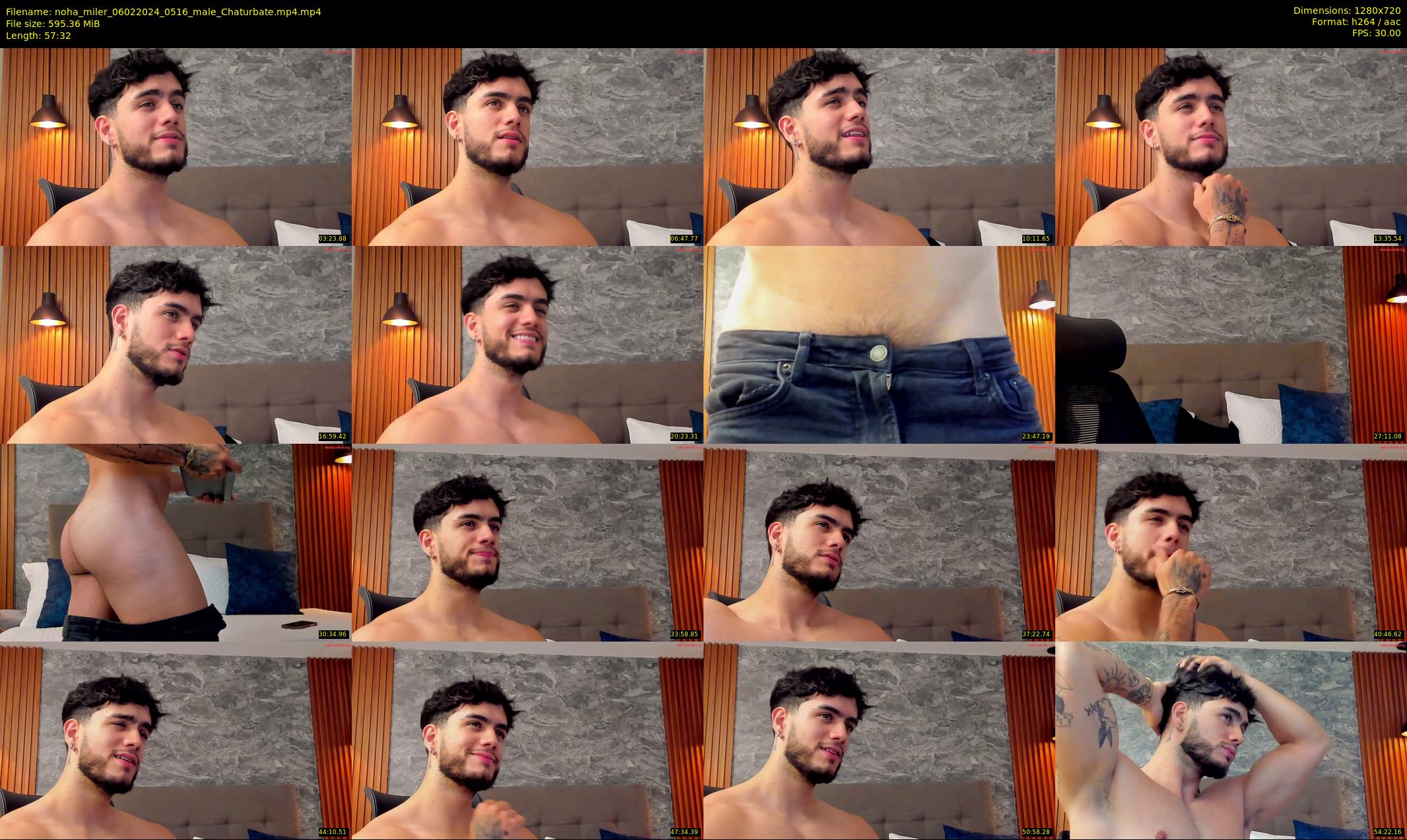 noha_miler — 58 minute Chaturbate male cam show recording, 720p, Feb 6, 2024