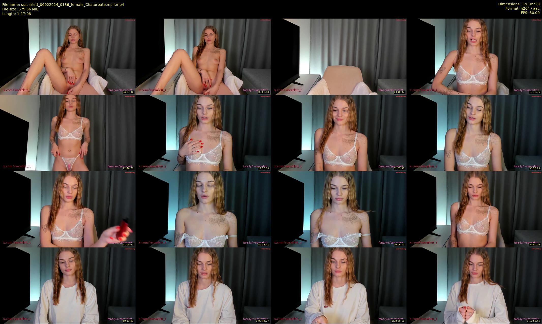 ssscarlett — 78 minute Chaturbate female cam show recording, 720p, Feb 6, 2024