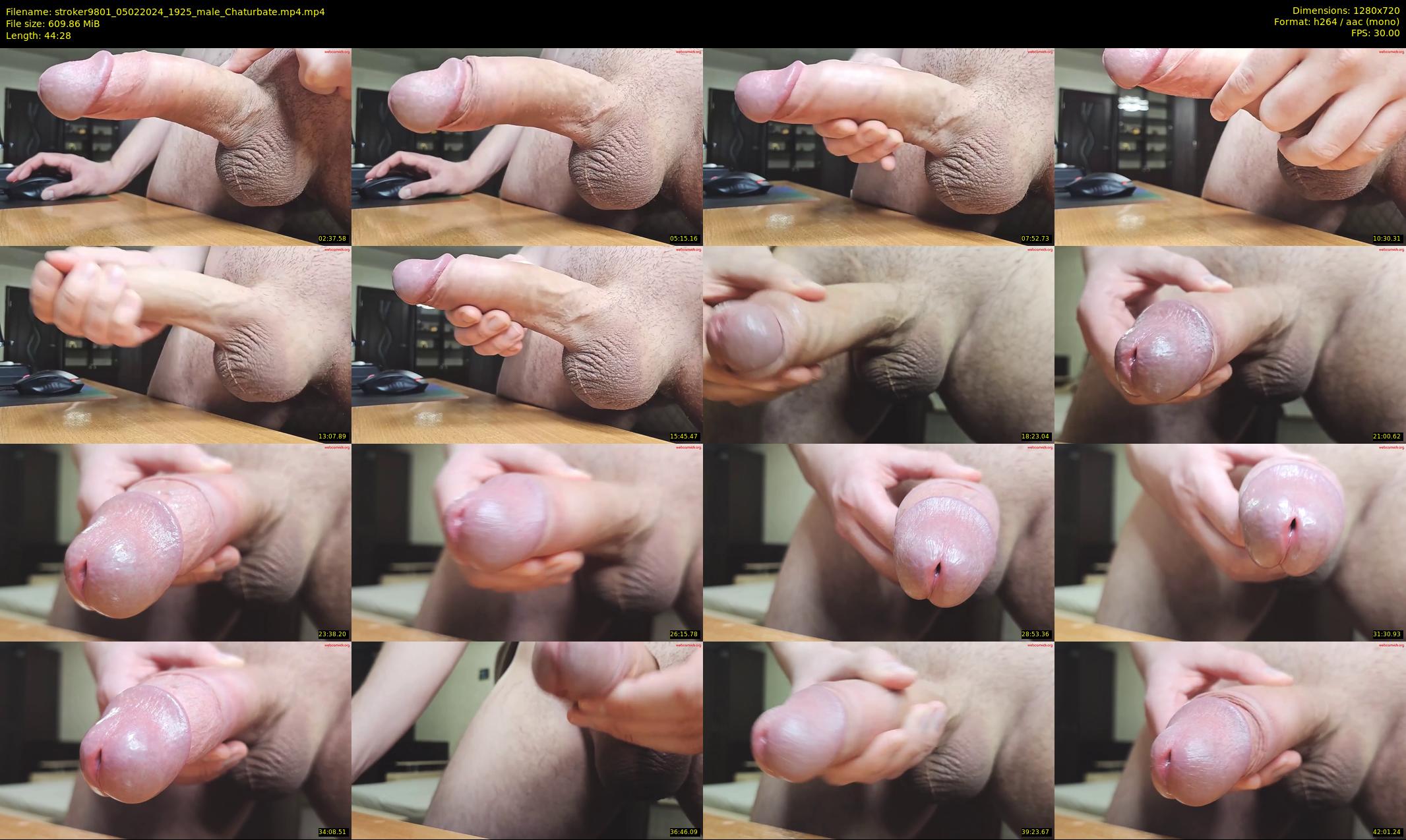 stroker9801 — 45 minute Chaturbate male cam show recording, 720p, Feb 5, 2024
