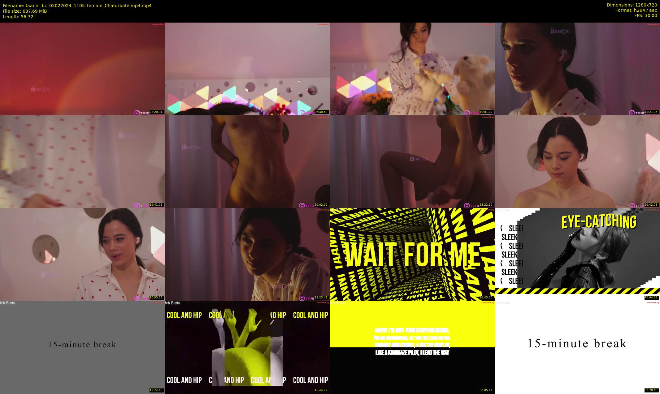 taanni_bc — 57 minute Chaturbate female cam show recording, 720p, Feb 5, 2024