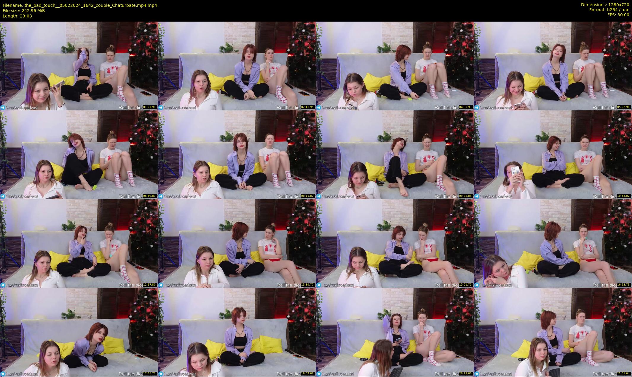 the_bad_touch_ — 24 minute Chaturbate couple cam show recording, 720p, Feb 5, 2024