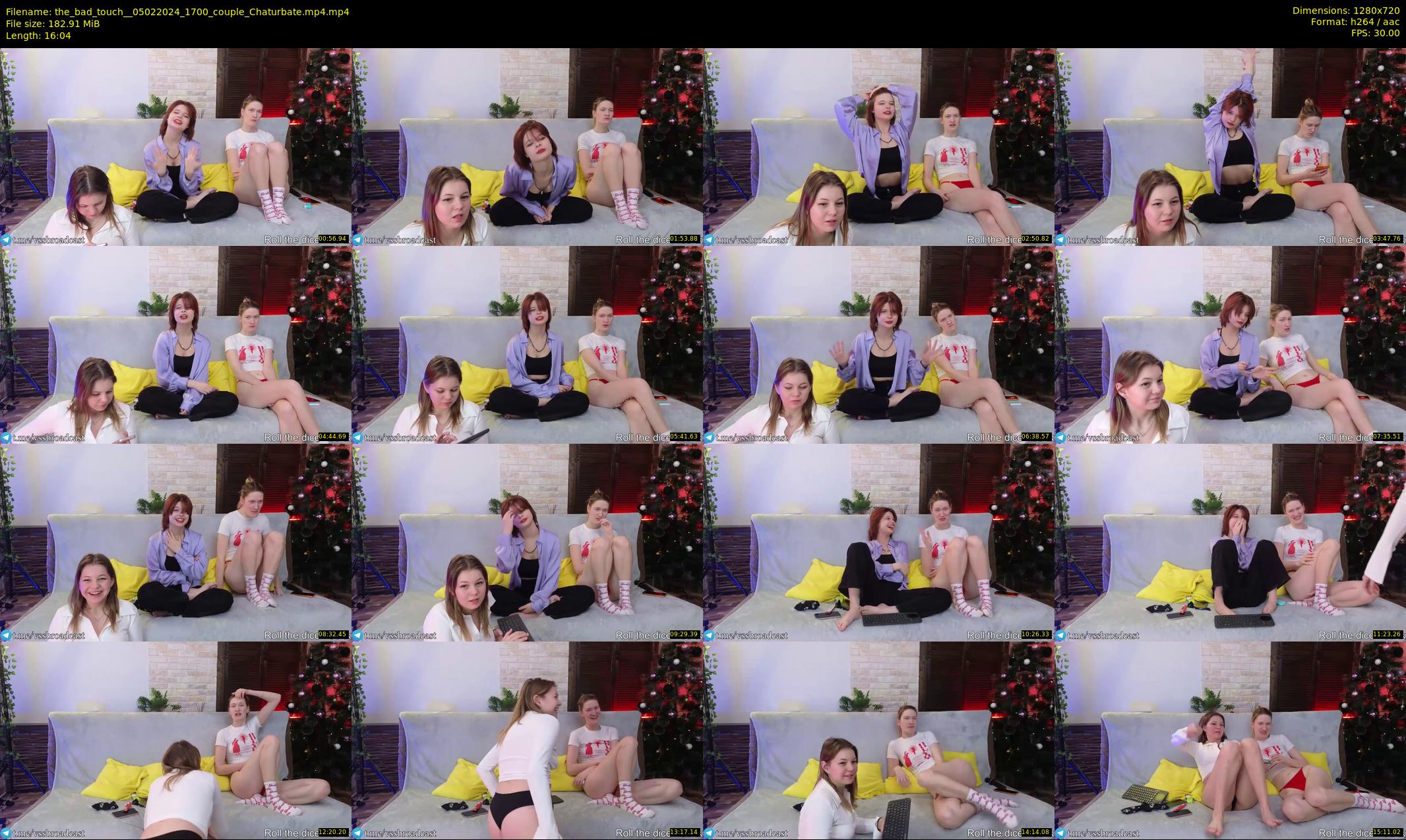 the_bad_touch_ — 17 minute Chaturbate couple cam show recording, 720p, Feb 5, 2024