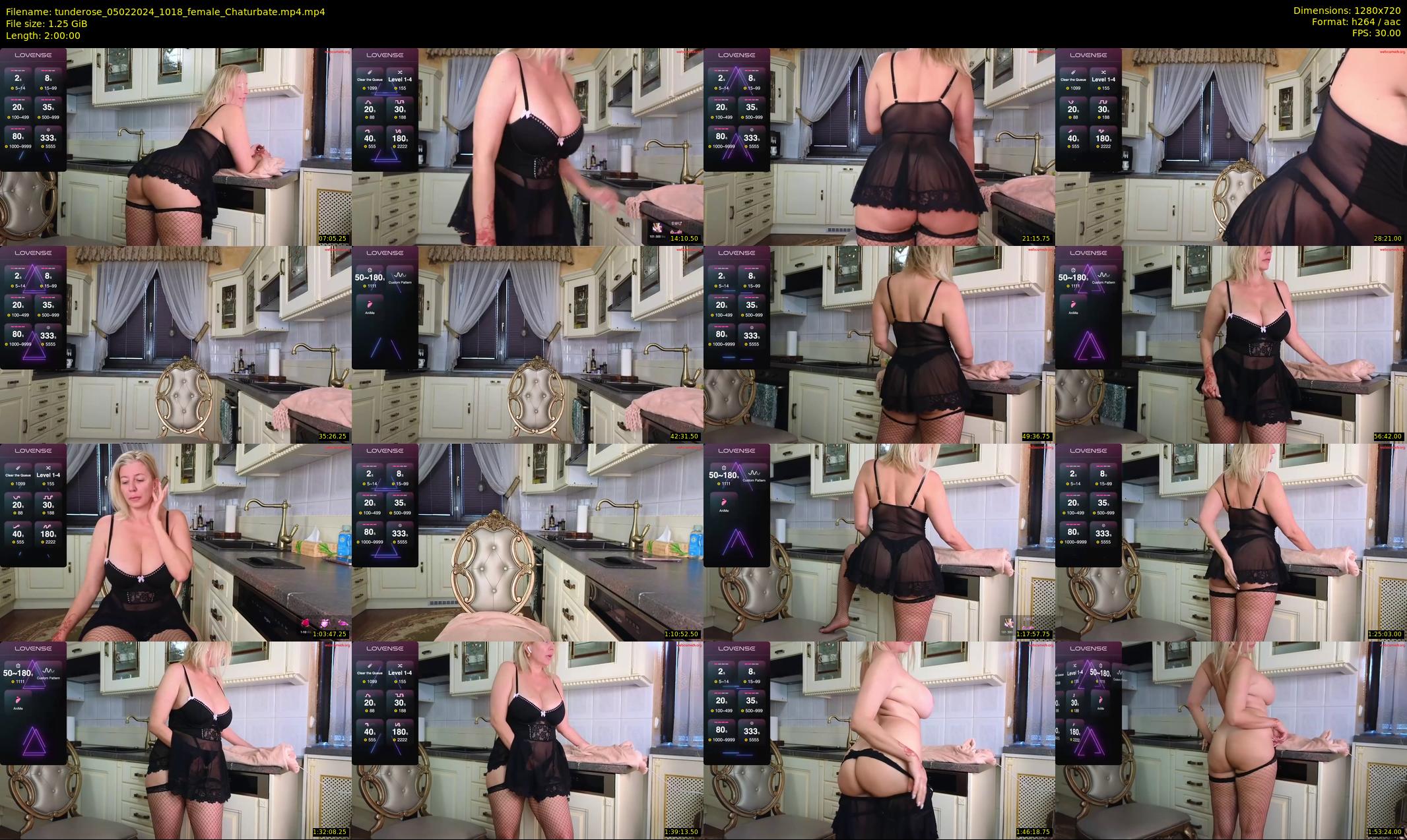 tunderose — 120 minute Chaturbate female cam show recording, 720p, Feb 5, 2024