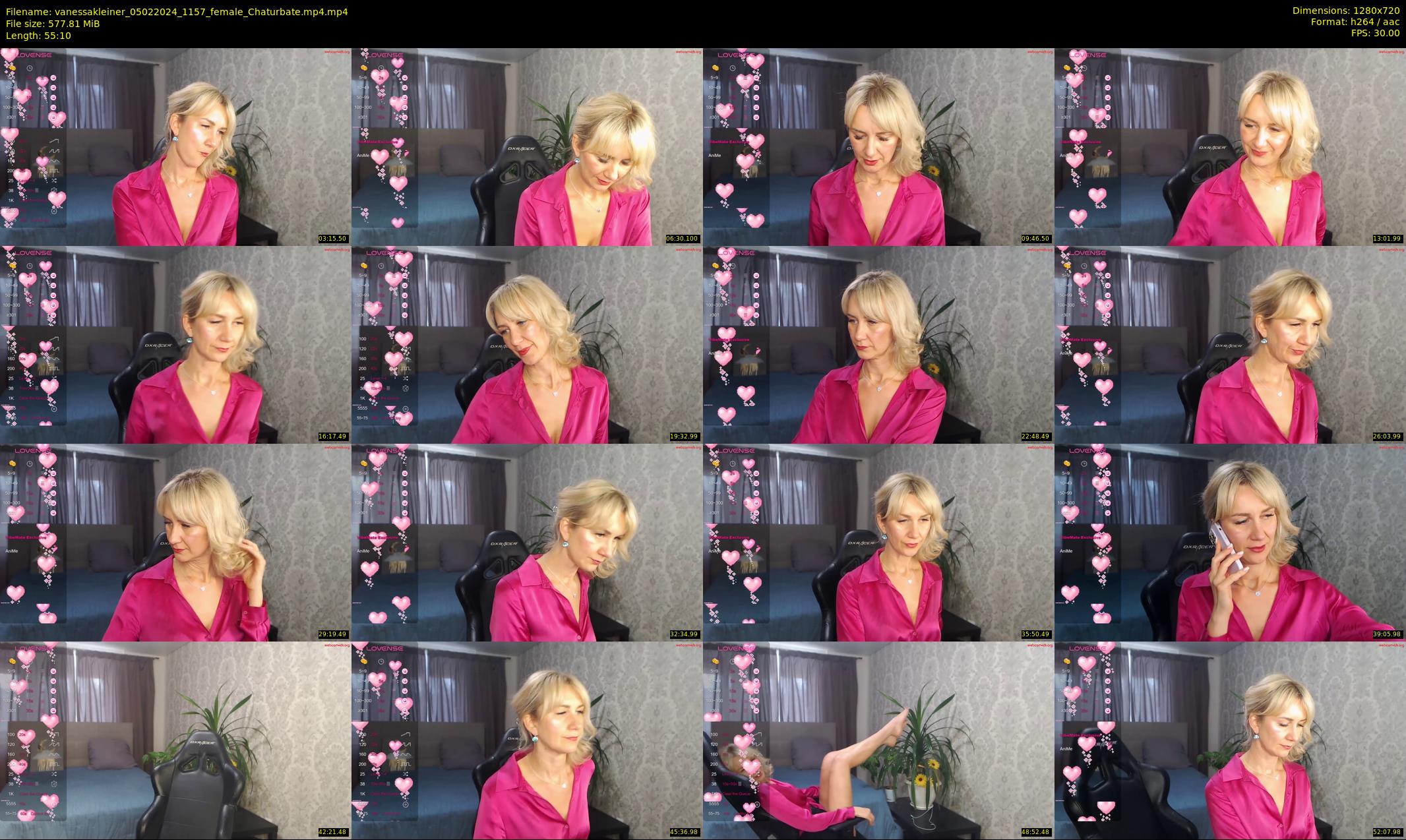 vanessakleiner — 56 minute Chaturbate female cam show recording, 720p, Feb 5, 2024