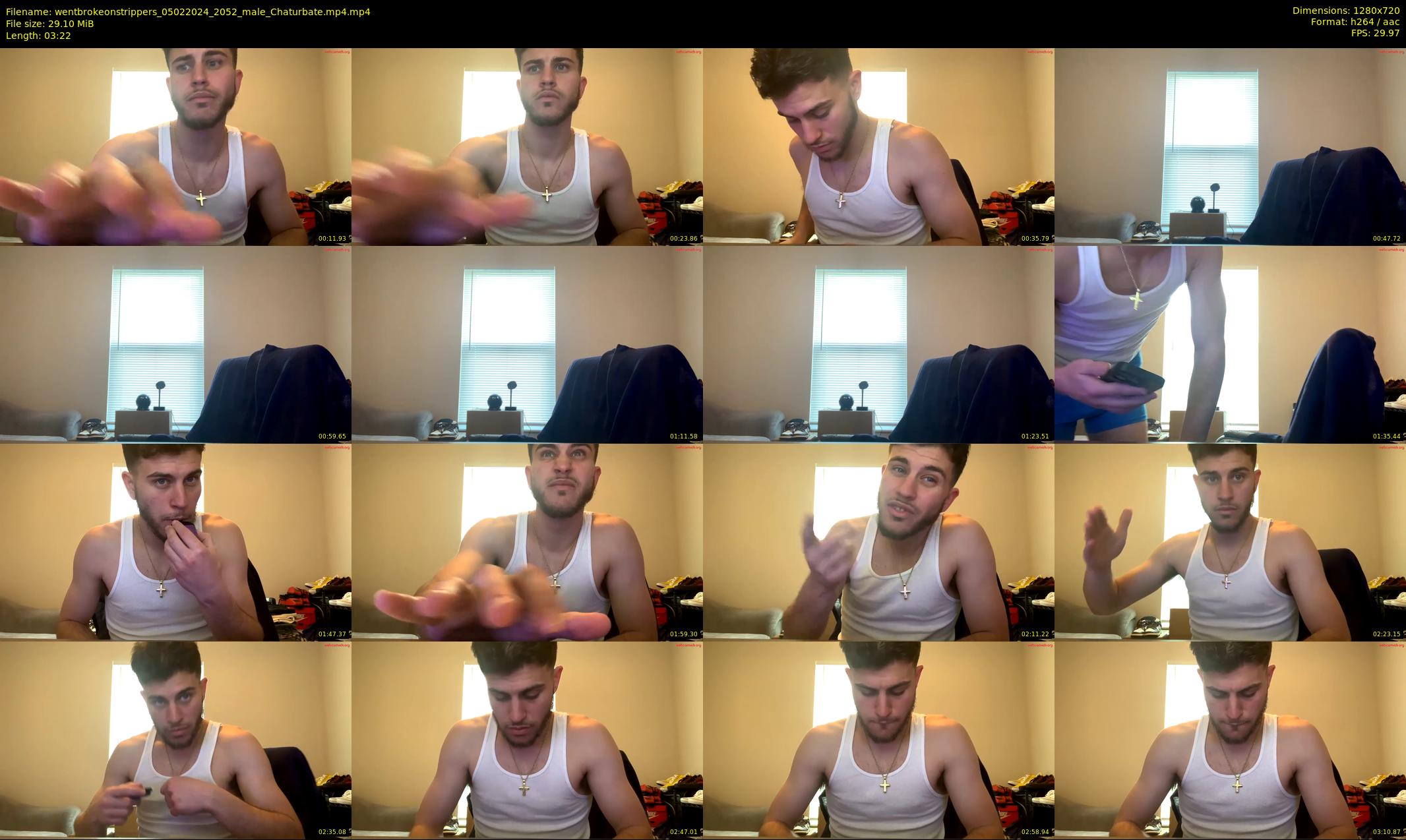 wentbrokeonstrippers — 4 minute Chaturbate male cam show recording, 720p, Feb 5, 2024