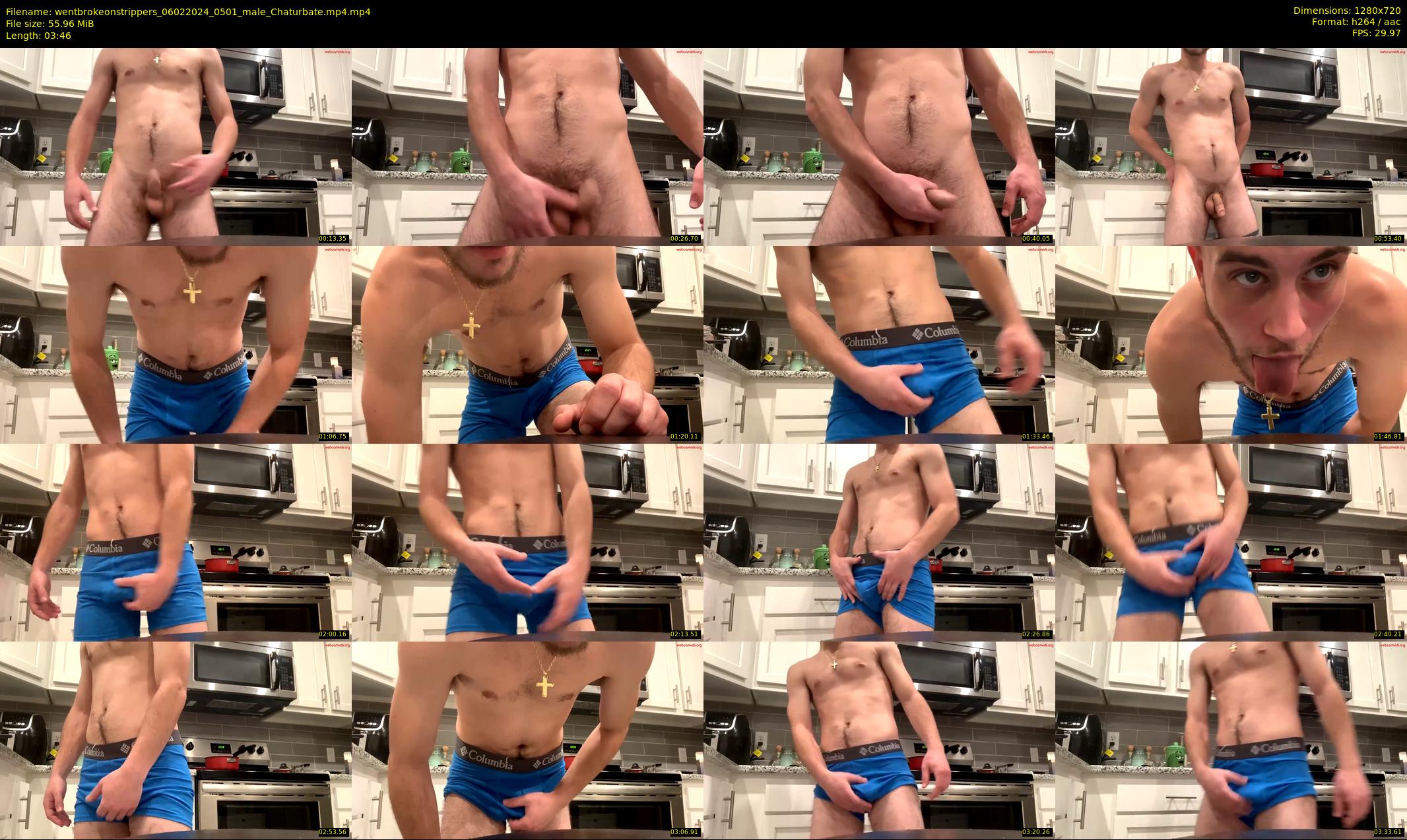 wentbrokeonstrippers — 4 minute Chaturbate male cam show recording, 720p, Feb 6, 2024