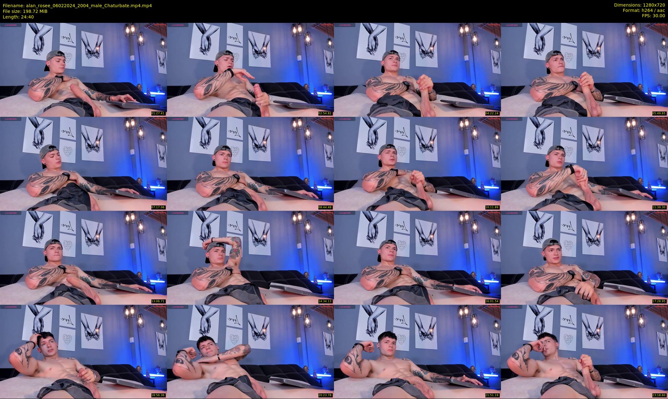 alan_rosee — 25 minute Chaturbate male cam show recording, 720p, Feb 6, 2024