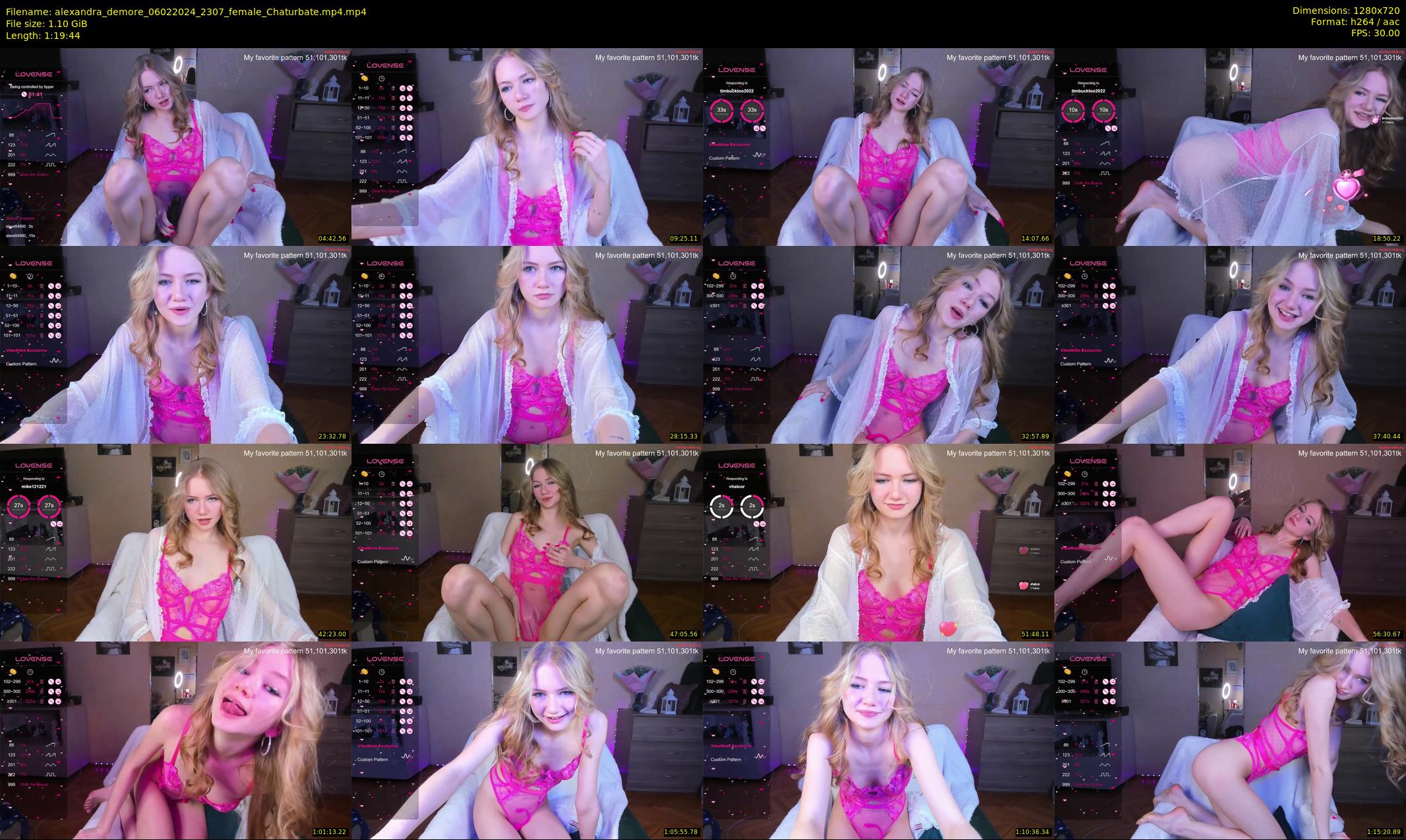 alexandra_demore — 80 minute Chaturbate female cam show recording, 720p, Feb 6, 2024