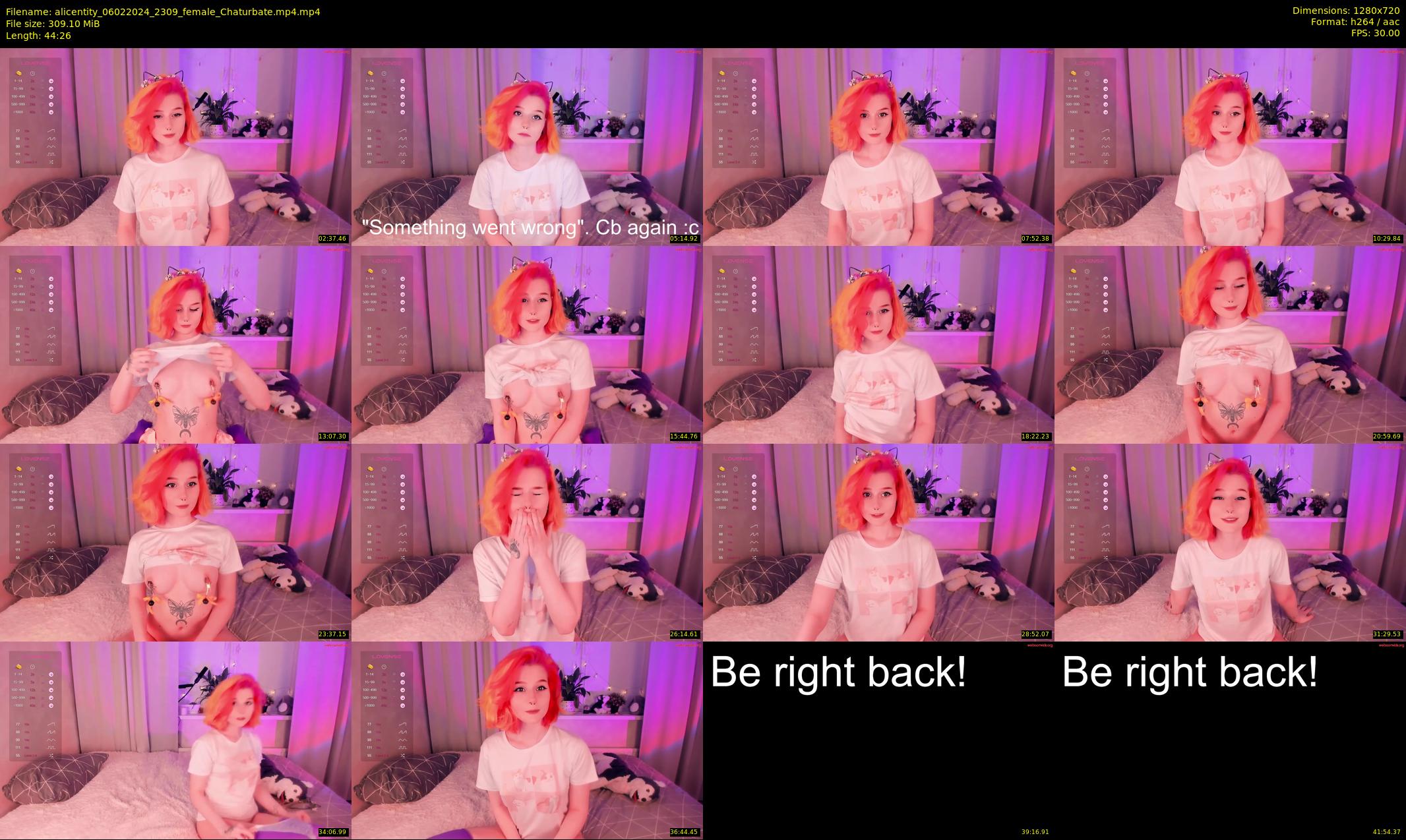 alicentity — 45 minute Chaturbate female cam show recording, 720p, Feb 6, 2024