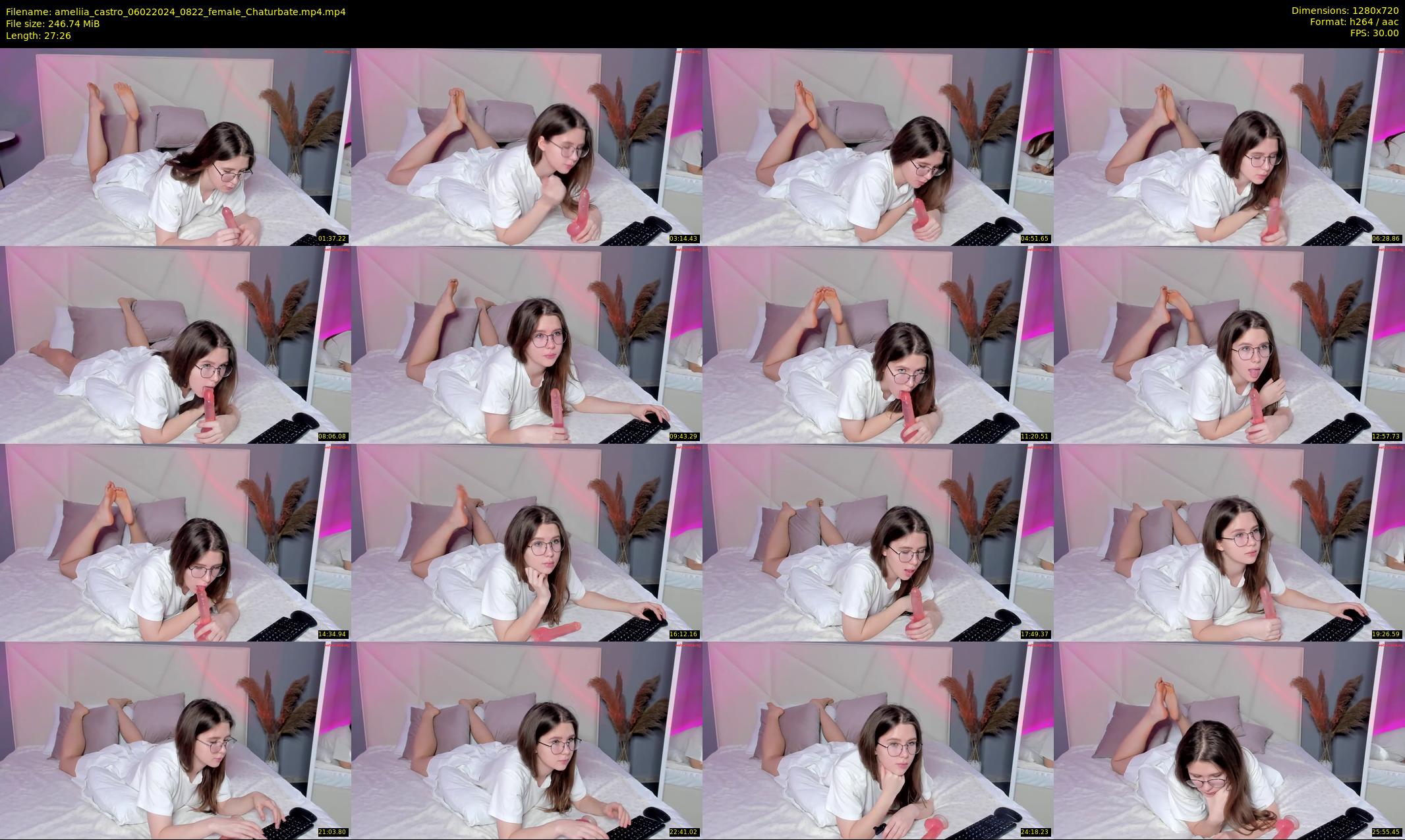 ameliia_castro — 28 minute Chaturbate female cam show recording, 720p, Feb 6, 2024