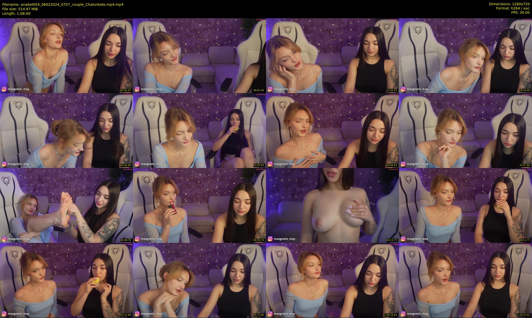 anabel054 — 68 minute Chaturbate female cam show recording, 720p, Feb 6, 2024