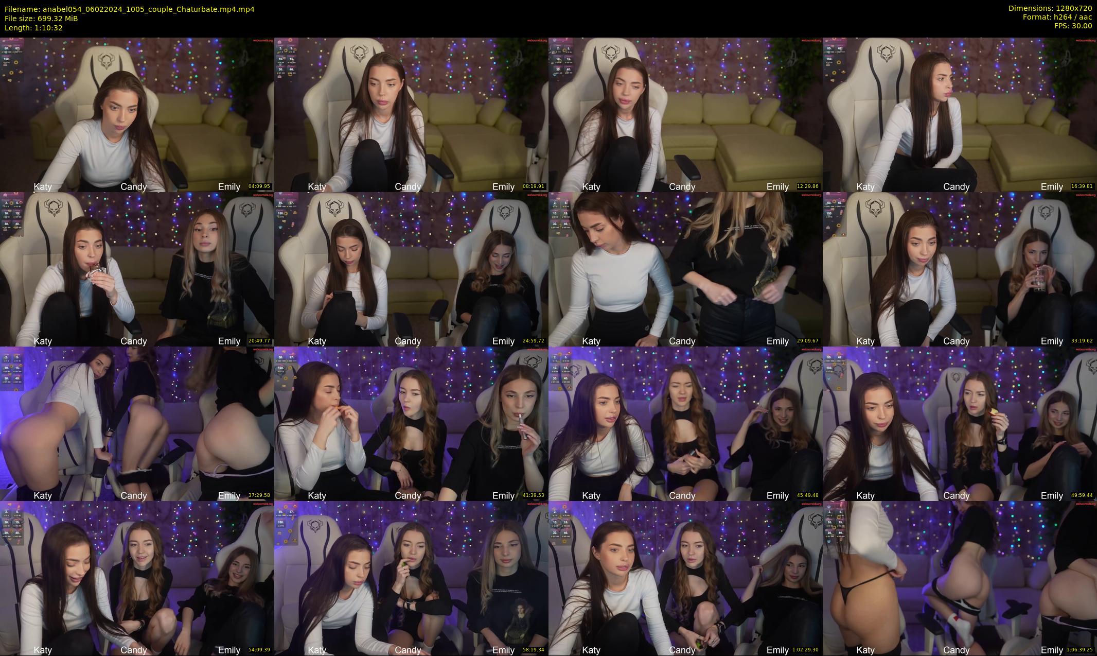 anabel054 — 71 minute Chaturbate female cam show recording, 720p, Feb 6, 2024