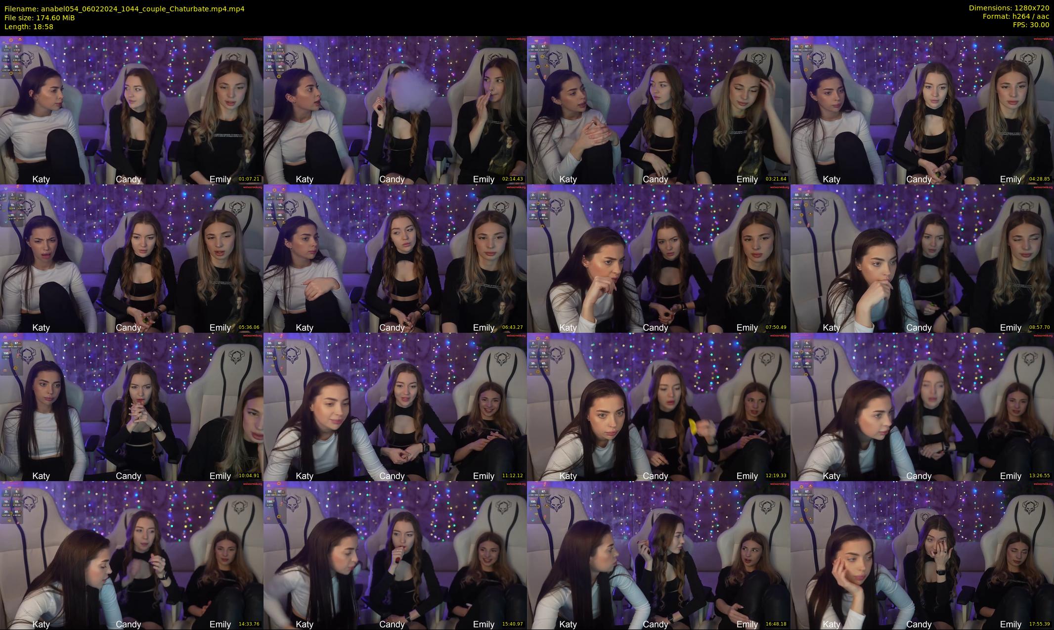 anabel054 — 19 minute Chaturbate female cam show recording, 720p, Feb 6, 2024