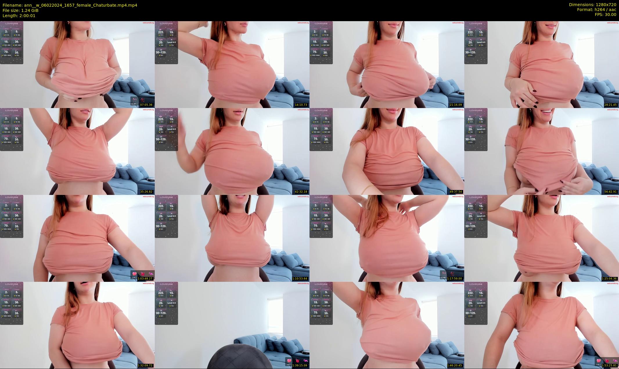 ann__w — 121 minute Chaturbate female cam show recording, 720p, Feb 6, 2024