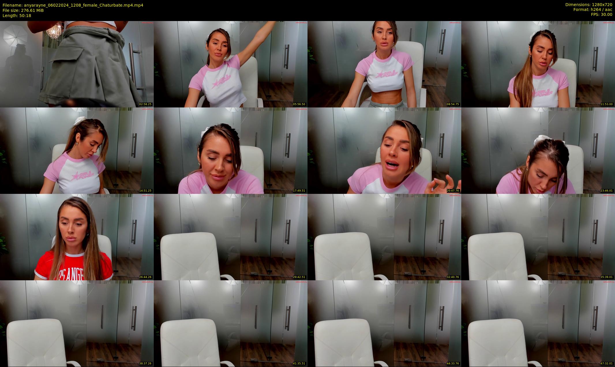 anyarayne — 51 minute Chaturbate female cam show recording, 720p, Feb 6, 2024