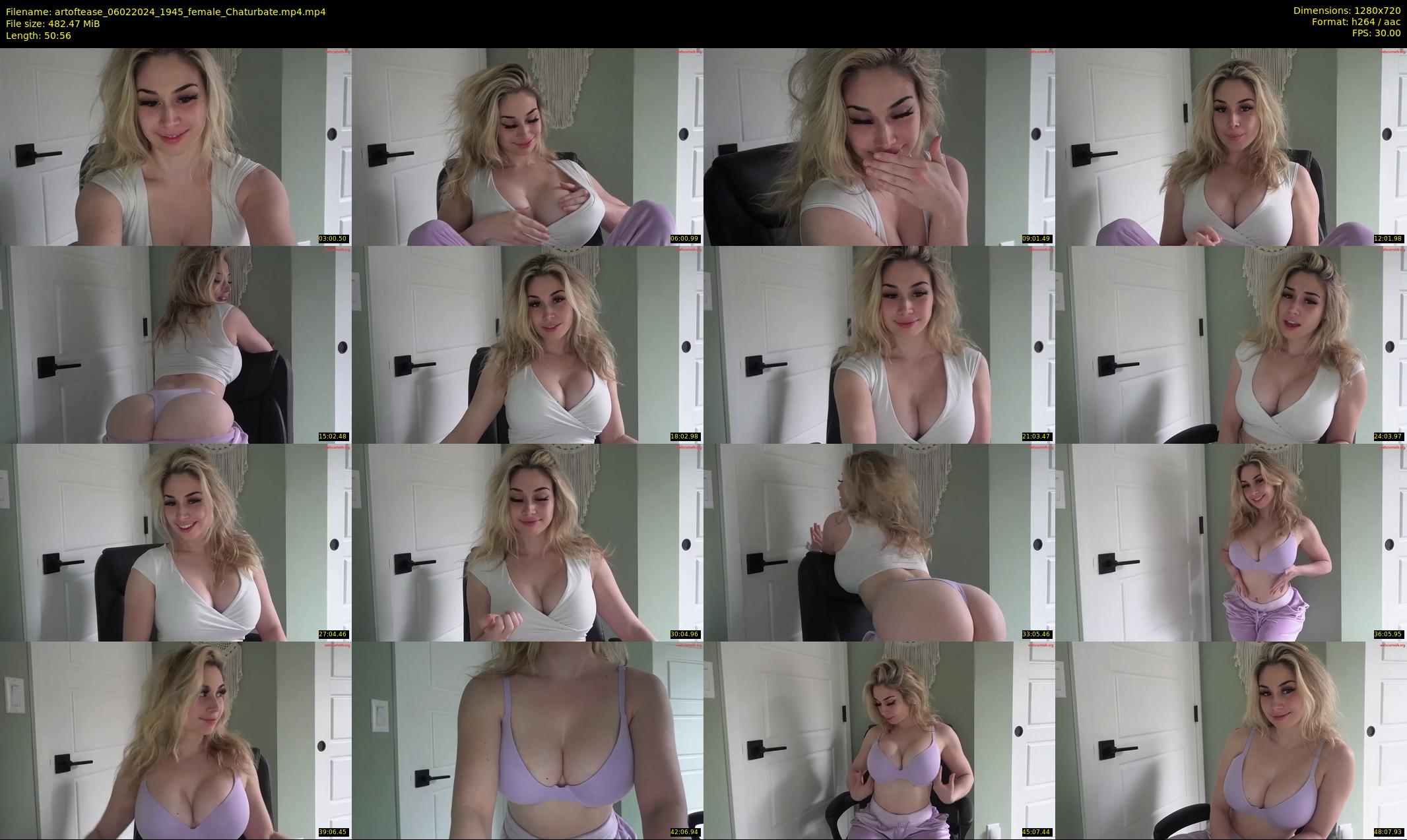 artoftease — 51 minute Chaturbate female cam show recording, 720p, Feb 6, 2024