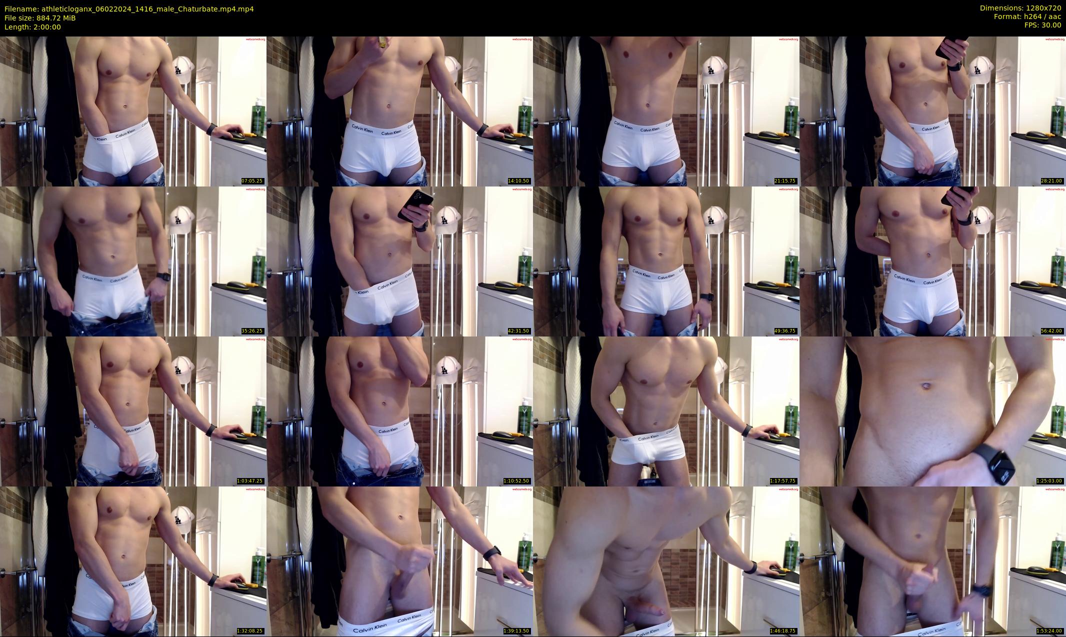 athleticloganx — 120 minute Chaturbate male cam show recording, 720p, Feb 6, 2024
