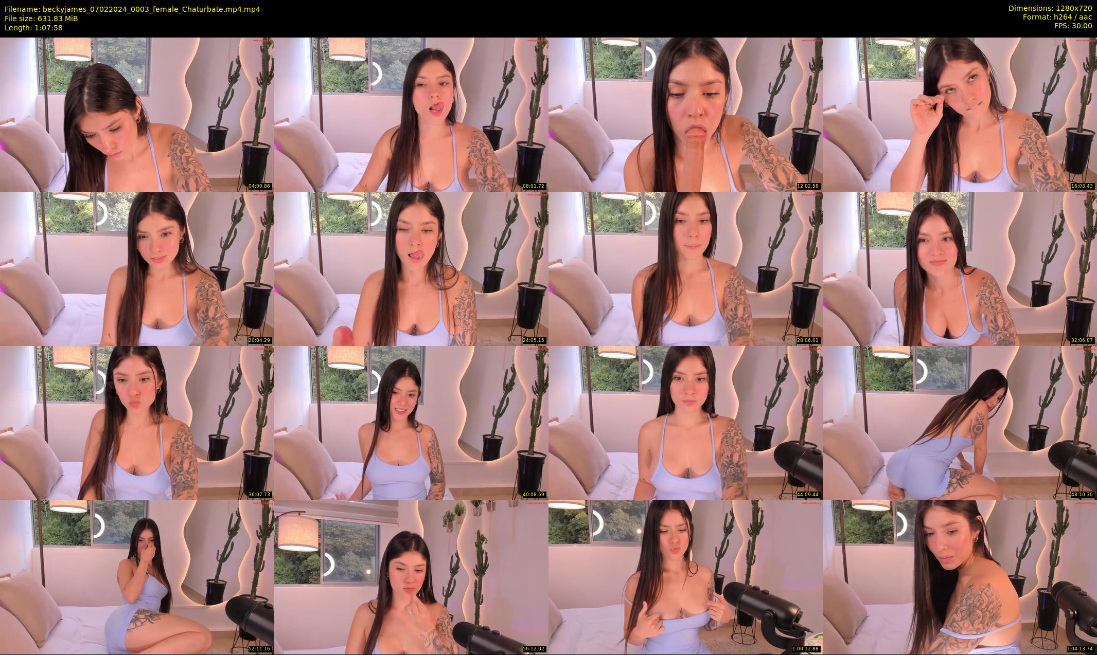 beckyjames — 68 minute Chaturbate female cam show recording, 720p, Feb 7, 2024