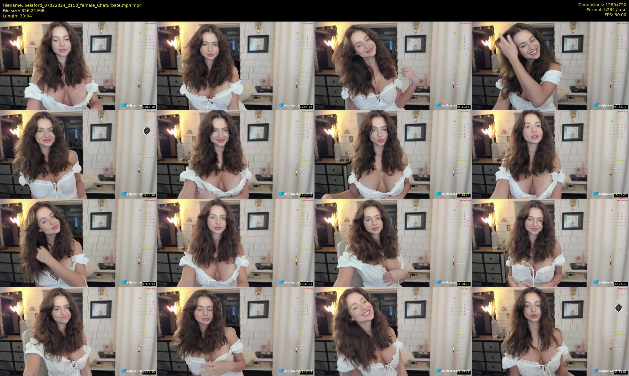 belaford — 34 minute Chaturbate female cam show recording, 720p, Feb 7, 2024