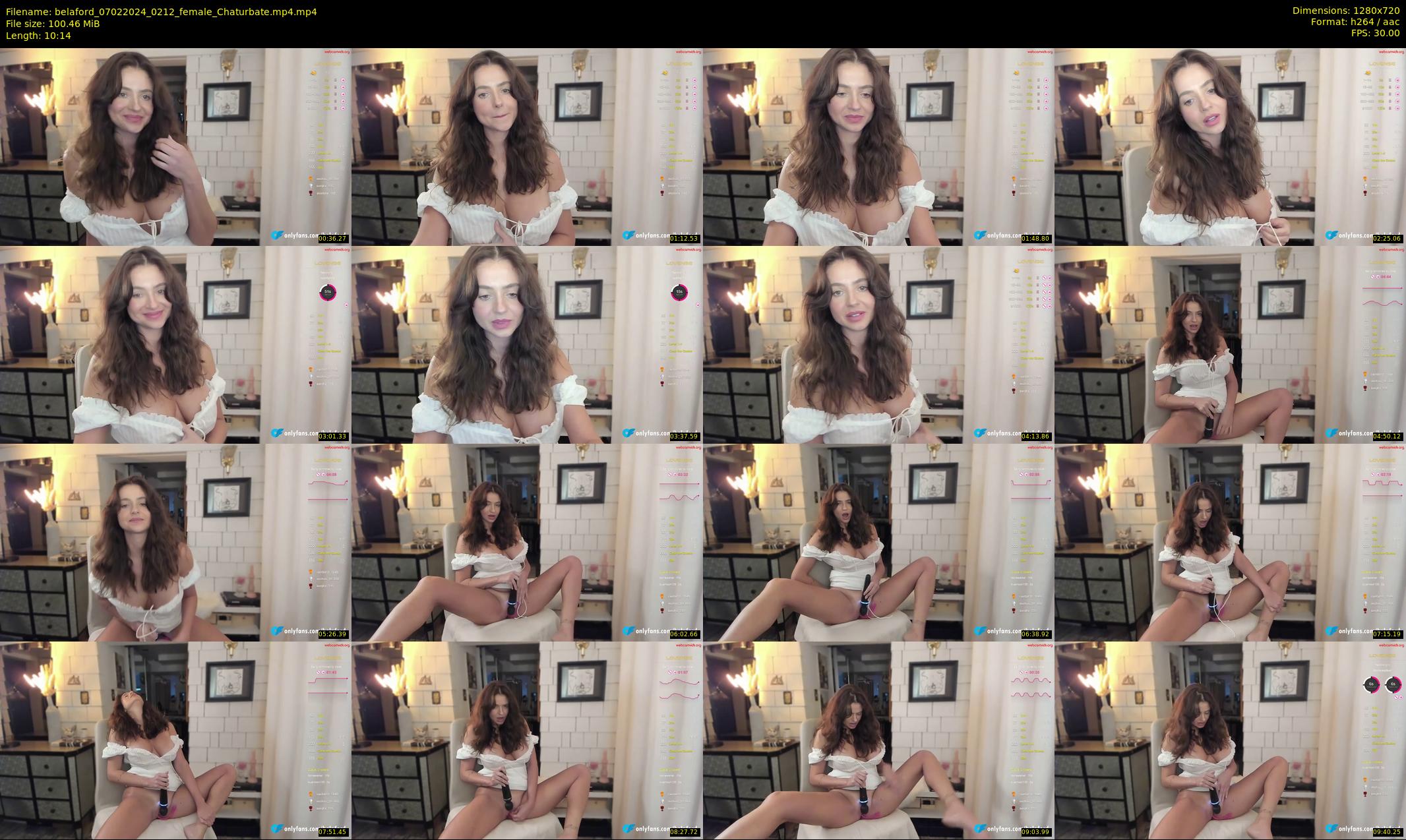 belaford — 11 minute Chaturbate female cam show recording, 720p, Feb 7, 2024