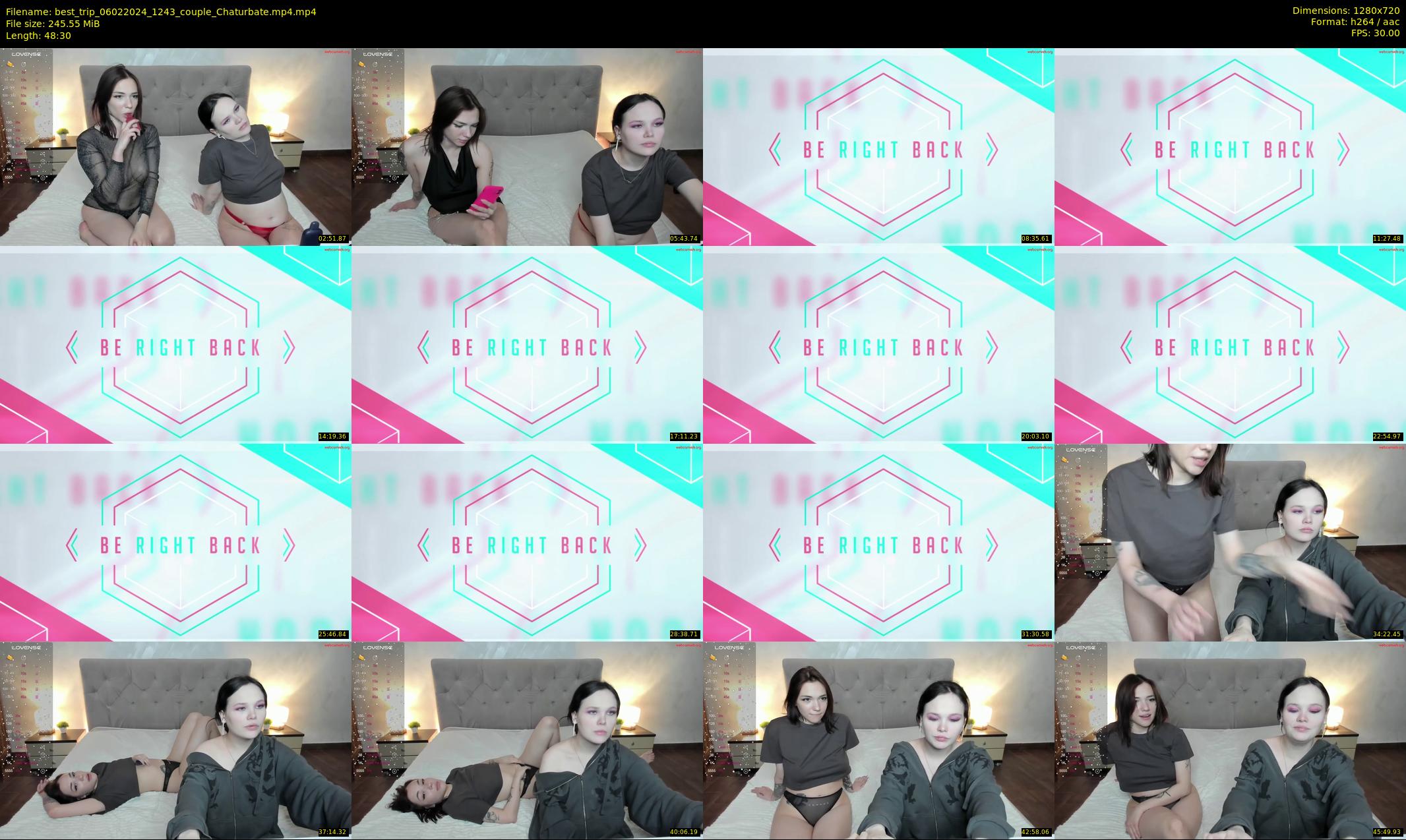 best_trip — 49 minute Chaturbate couple cam show recording, 720p, Feb 6, 2024