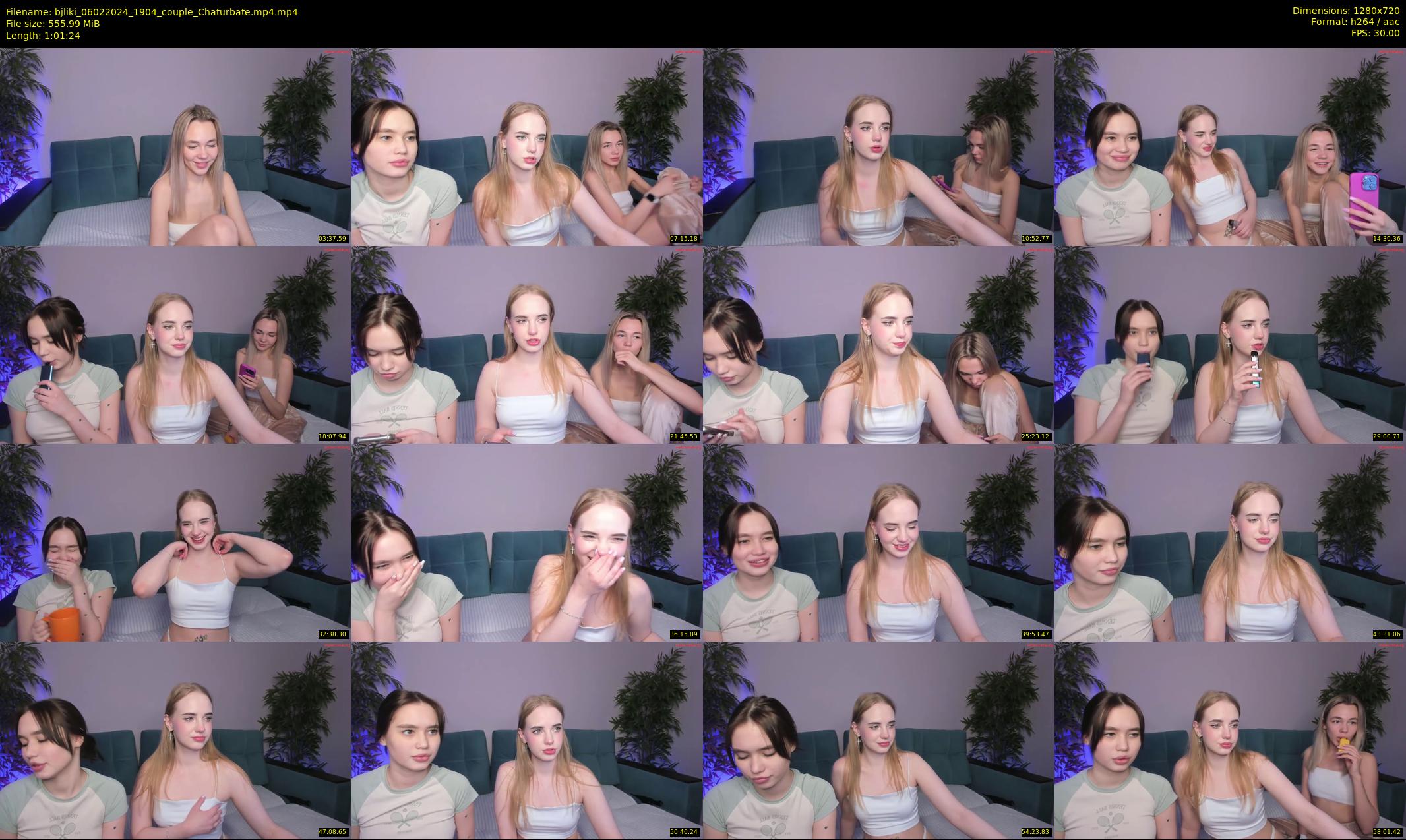 bjliki — 62 minute Chaturbate couple cam show recording, 720p, Feb 6, 2024