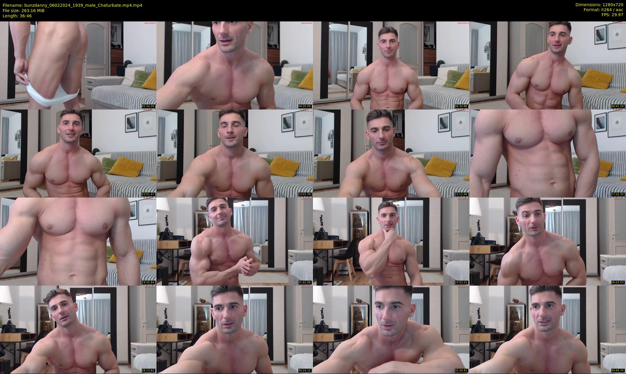bunzdanny — 37 minute Chaturbate male cam show recording, 720p, Feb 6, 2024