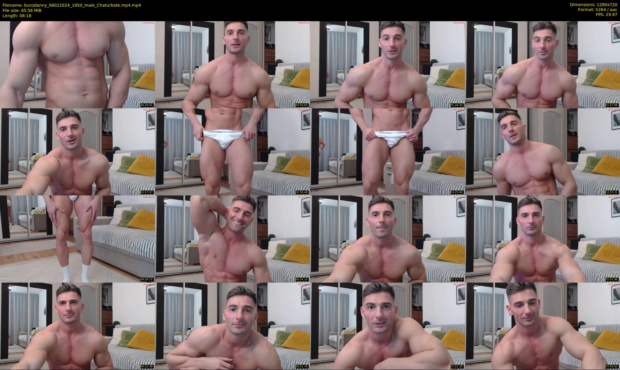 bunzdanny — 9 minute Chaturbate male cam show recording, 720p, Feb 6, 2024
