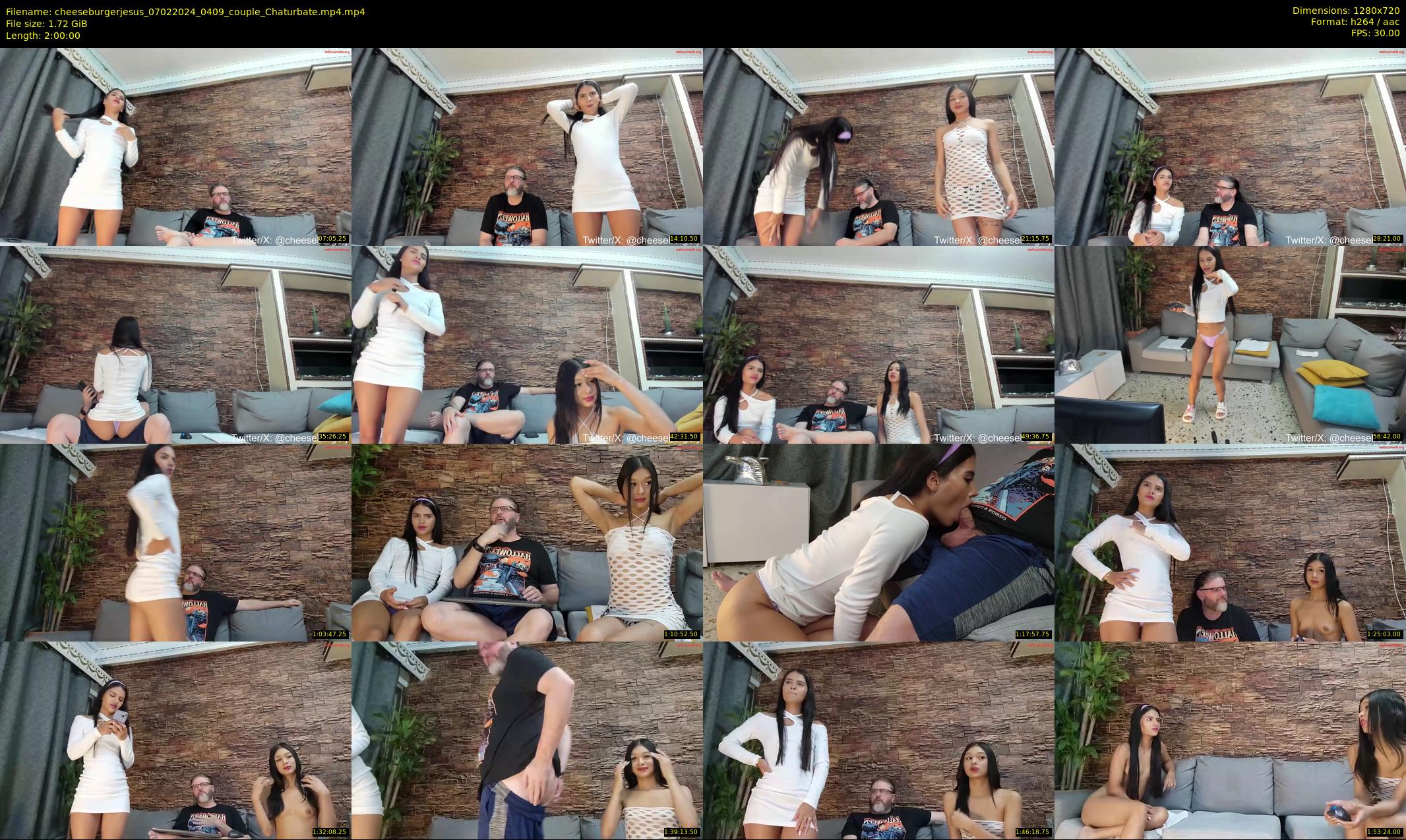 cheeseburgerjesus — 120 minute Chaturbate couple cam show recording, 720p, Feb 7, 2024