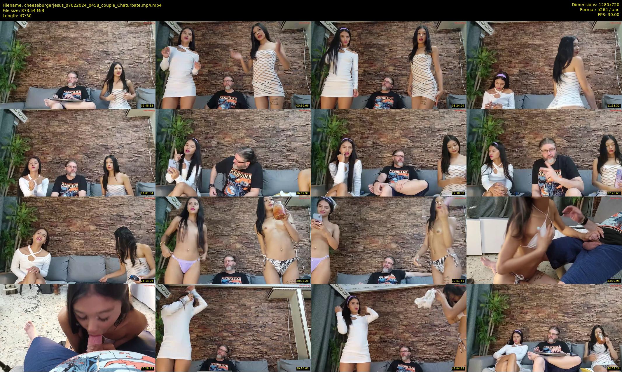 cheeseburgerjesus — 48 minute Chaturbate couple cam show recording, 720p, Feb 7, 2024