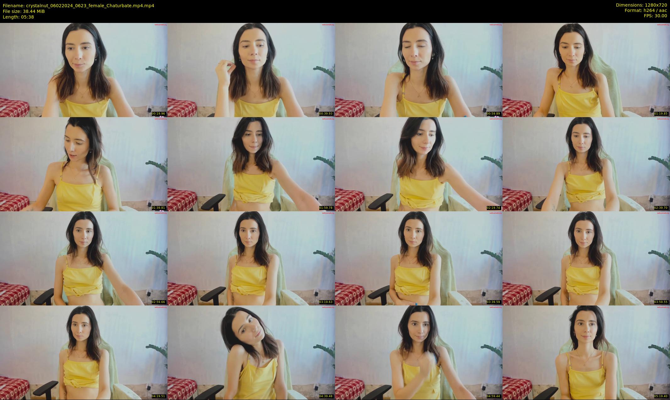 crystalnut — 6 minute Chaturbate female cam show recording, 720p, Feb 6, 2024
