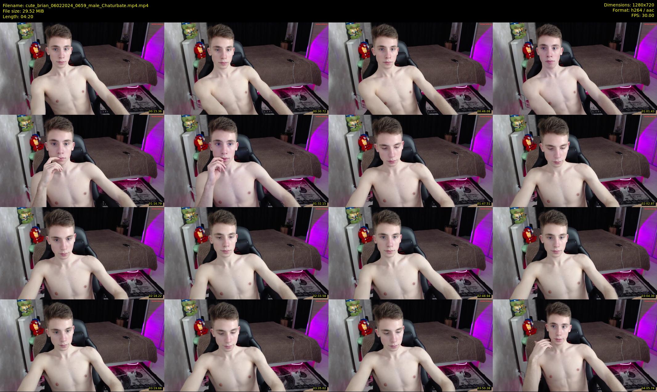 cute_brian — 5 minute Chaturbate male cam show recording, 720p, Feb 6, 2024