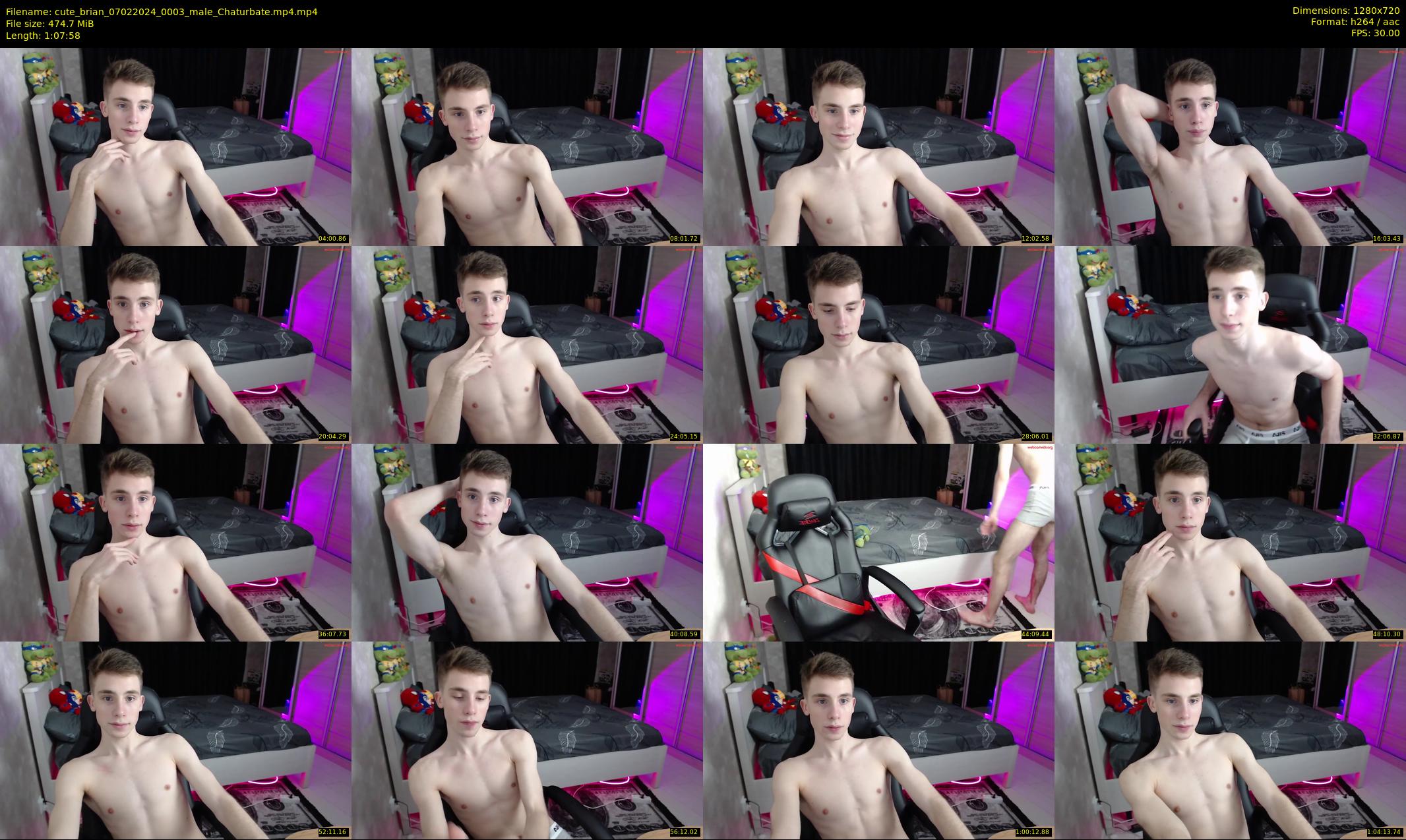 cute_brian — 68 minute Chaturbate male cam show recording, 720p, Feb 7, 2024